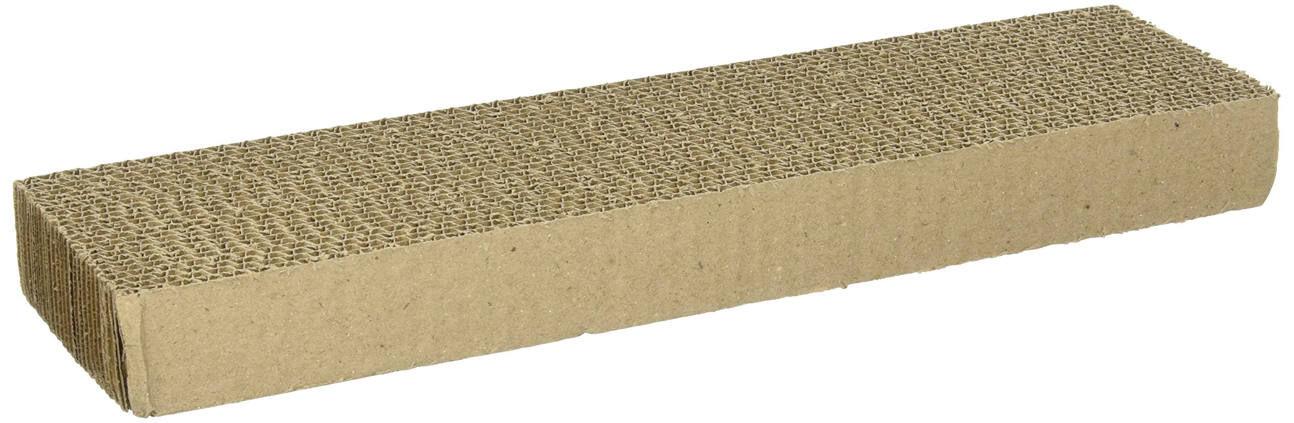 Ware Single Wide Corrugated Replacement Scratcher Pads For Cats (2-Pack) - Catnip Included