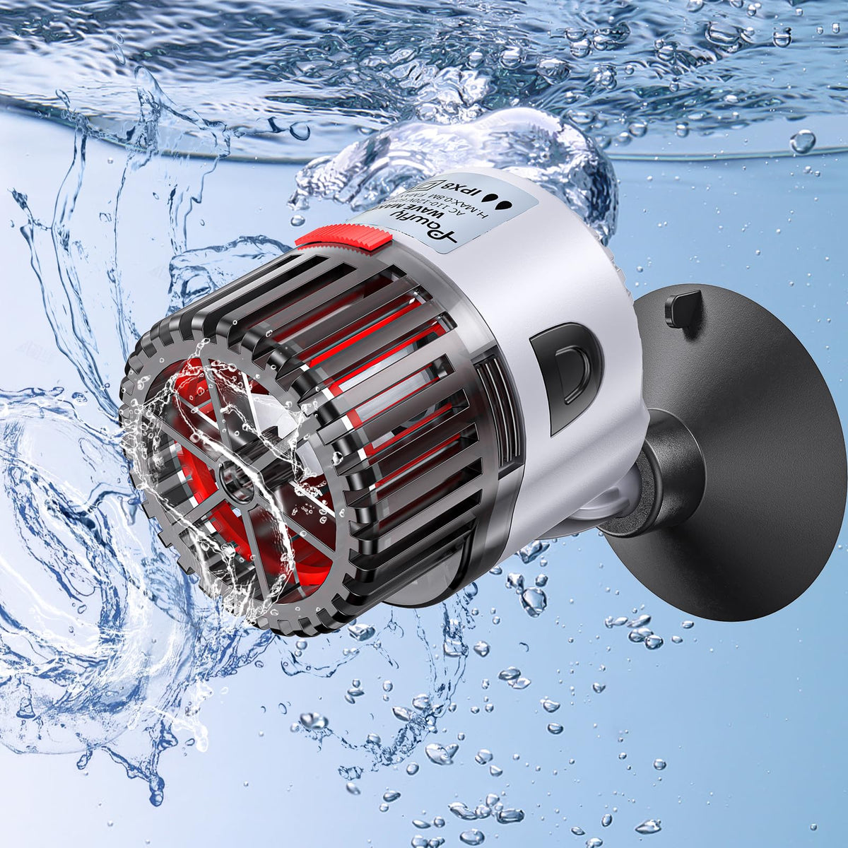 Pawfly 3 W Aquarium Wave Maker 800 Gph Submersible Adjustable Circulation Pump For Fish Tanks Up To 50 Gallons Aquarium Power He