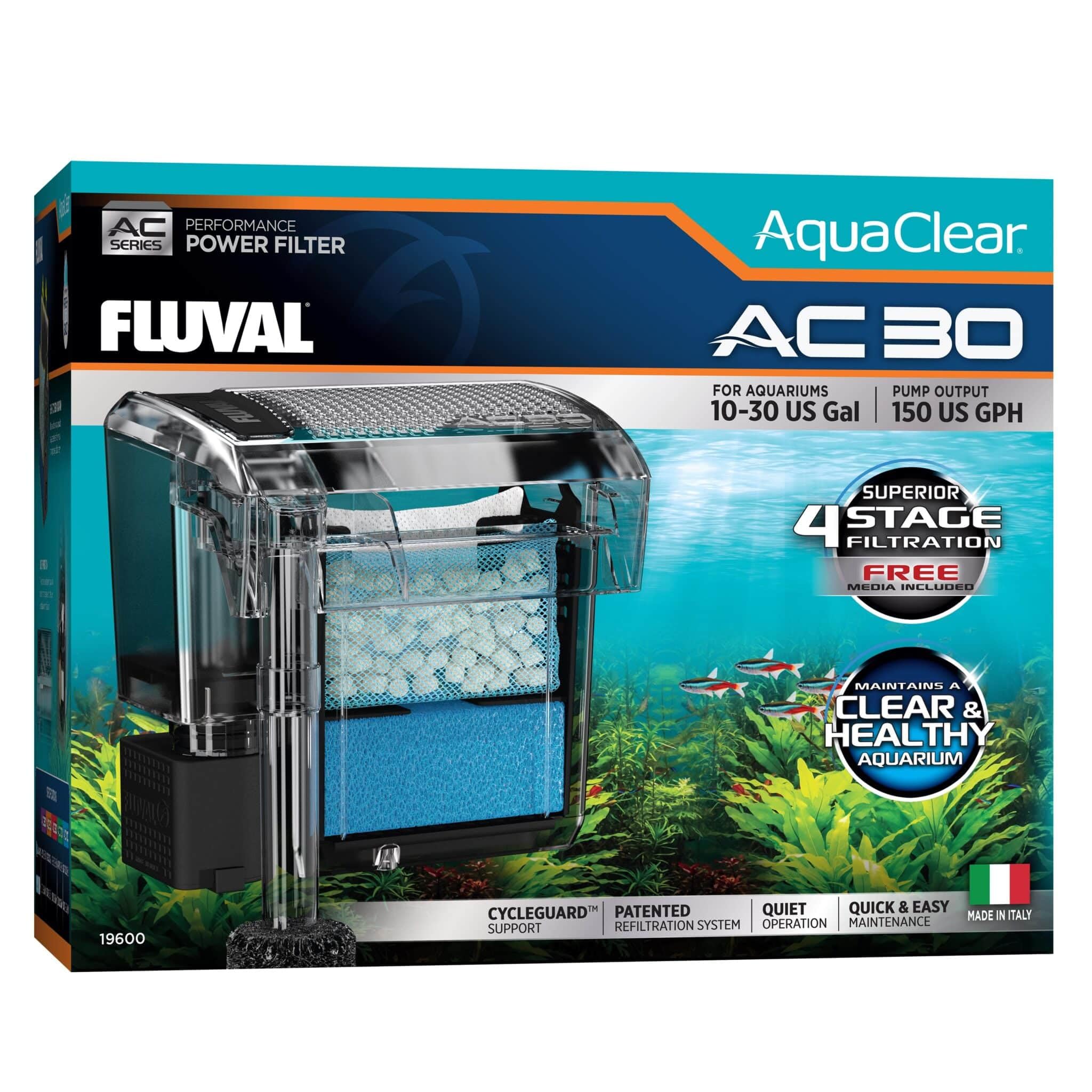 Fluval - Bio-Foam for AC30 Power Filter - Foam Construction for Use in Freshwater & Saltwater Aquariums