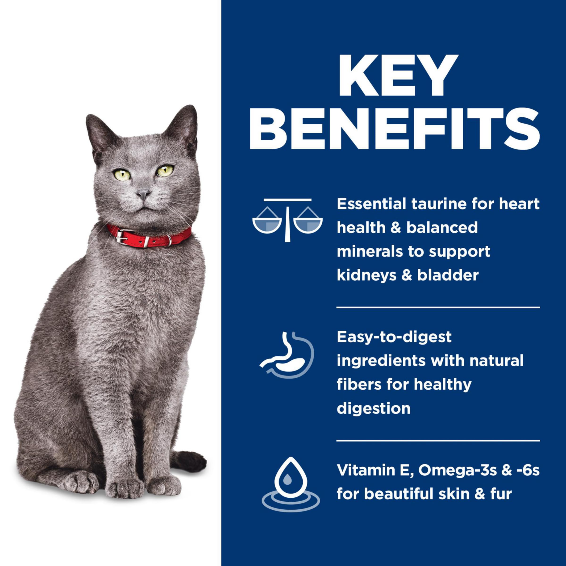 Hills Science Diet Adult 7+, Senior Adult 7+ Premium Nutrition, Dry Cat Food, No Corn, Wheat, Soy Chicken & Brown Rice, 7 lb Ba
