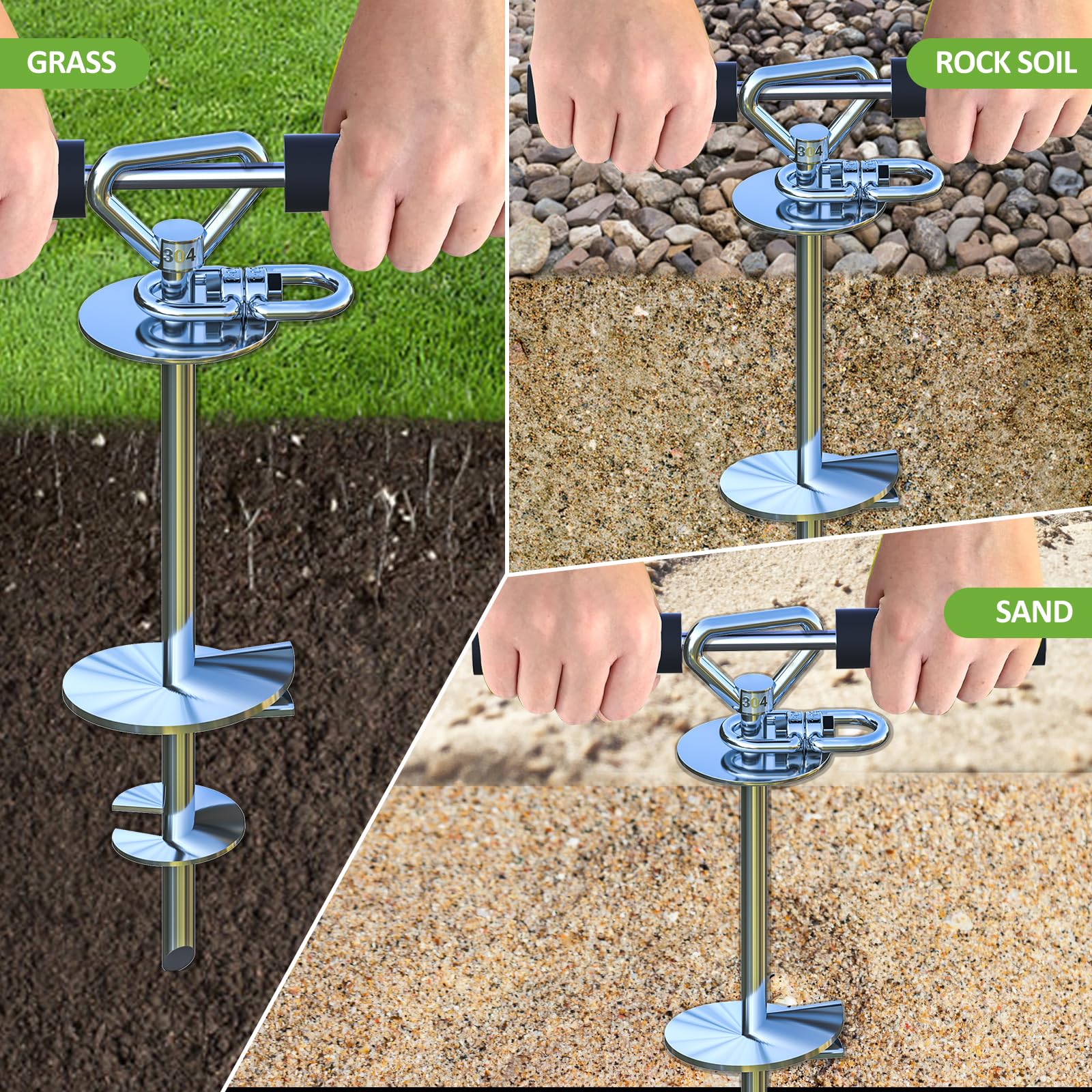 Catapamey Dog Tie Out Cable And Stake,With 45Ft Heavy Duty Cable,360 Swivel Dog Run Stake-No Tangle-Runner For Yard-Suitable For