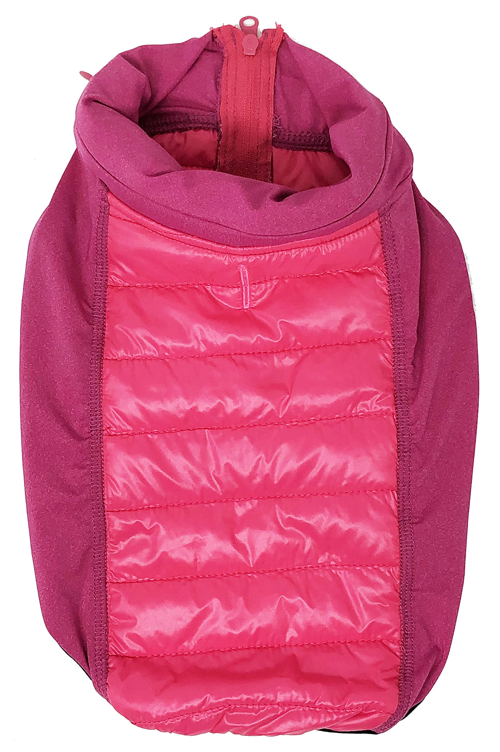 Pet Life Apex Lightweight Hybrid Stretch And Quick-Dry Dog Coat With Pop Out Hood, Xs, Pink