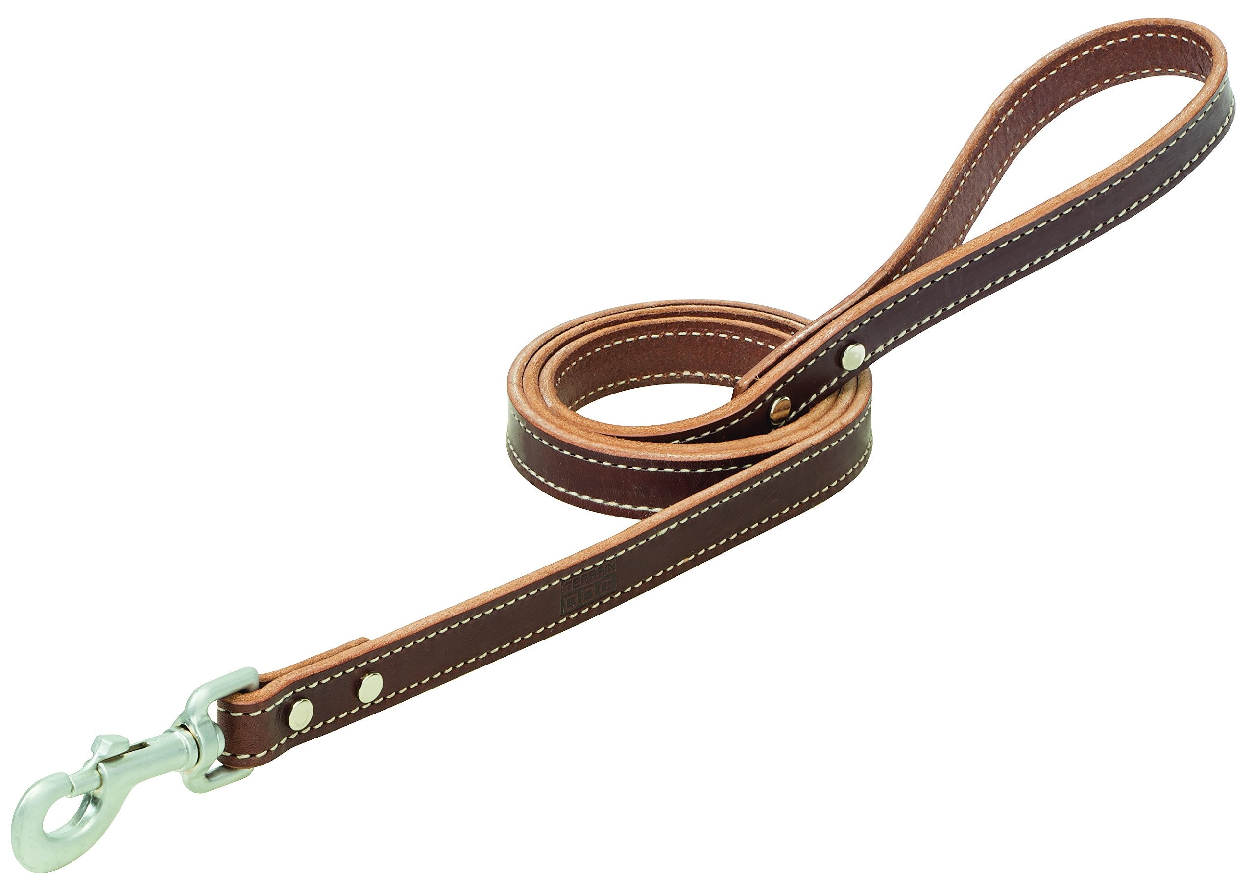 Terrain D.O.G. Bridle Leather Dog Leash, Brown, 3/4' X 6'
