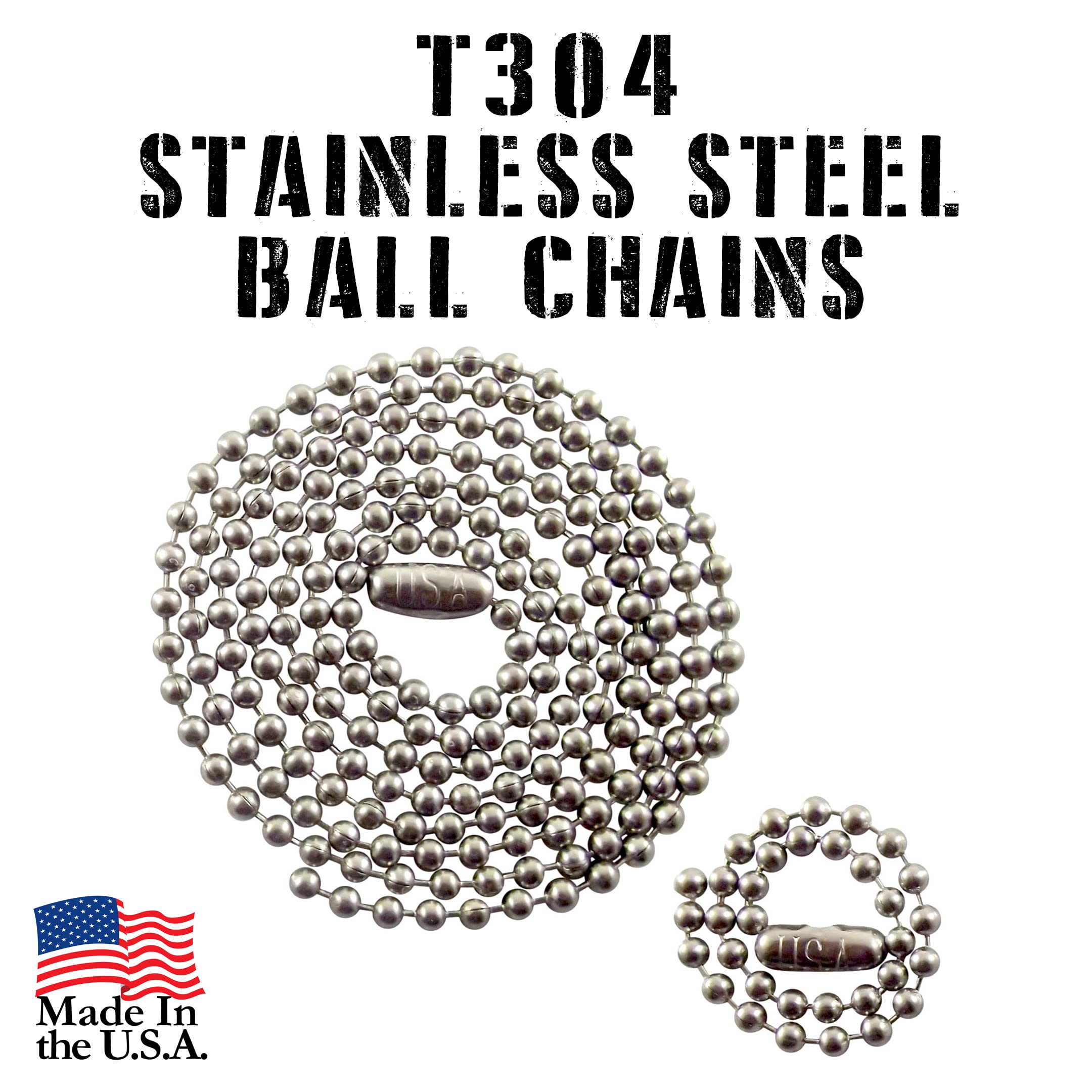 2 Customized Stainless-Steel Military Dog Tags With Black Silencers