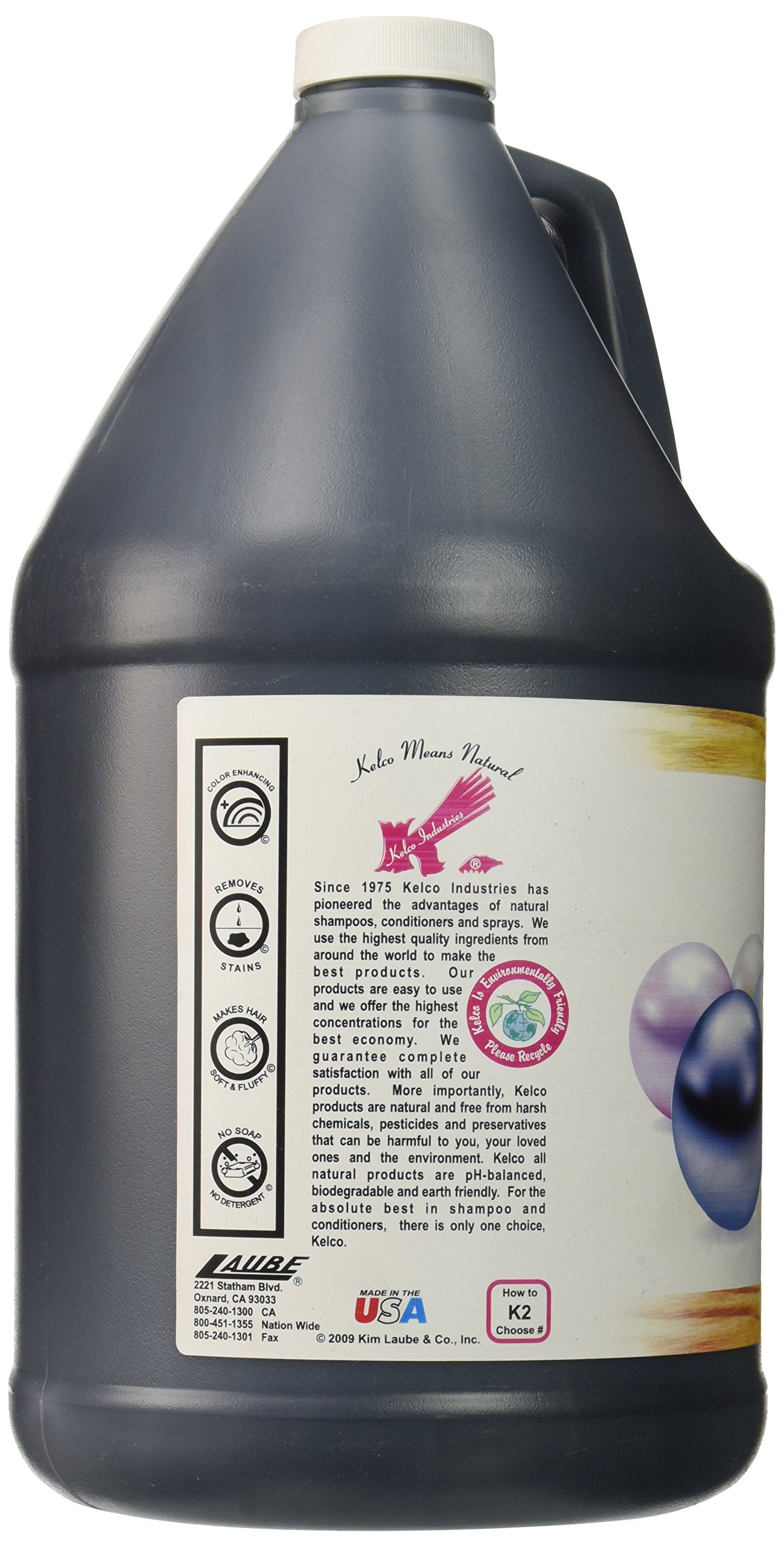 Kelco 50:1 Black Star Shampoo - 1 Gallon Professional Pet Shampoo for Dogs & Cats, Deep Cleaning Formula, Non-Toxic & Safe