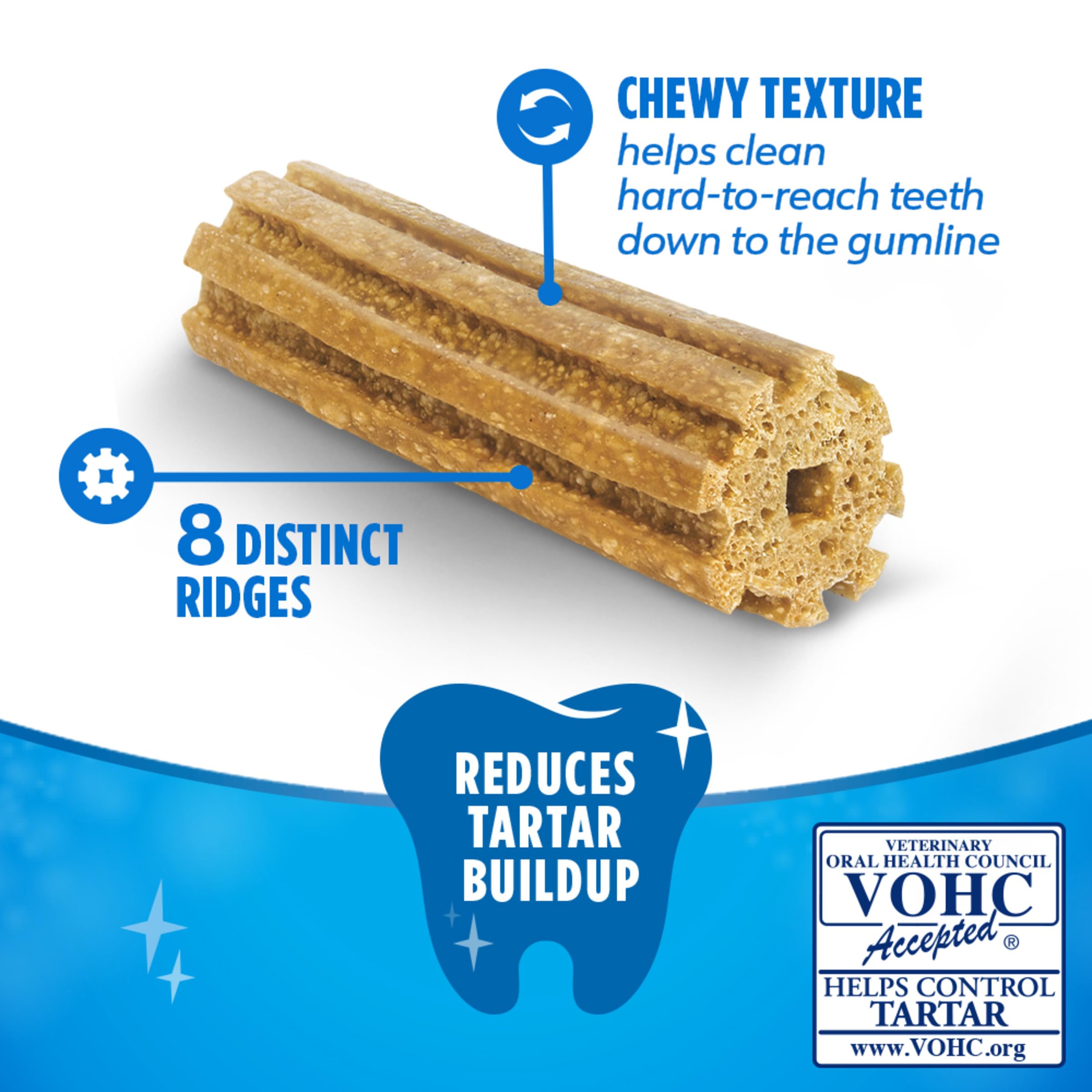 DentaLife Made in USA Facilities Small/Medium Dog Dental Chews, Daily - 40 ct. Pouch