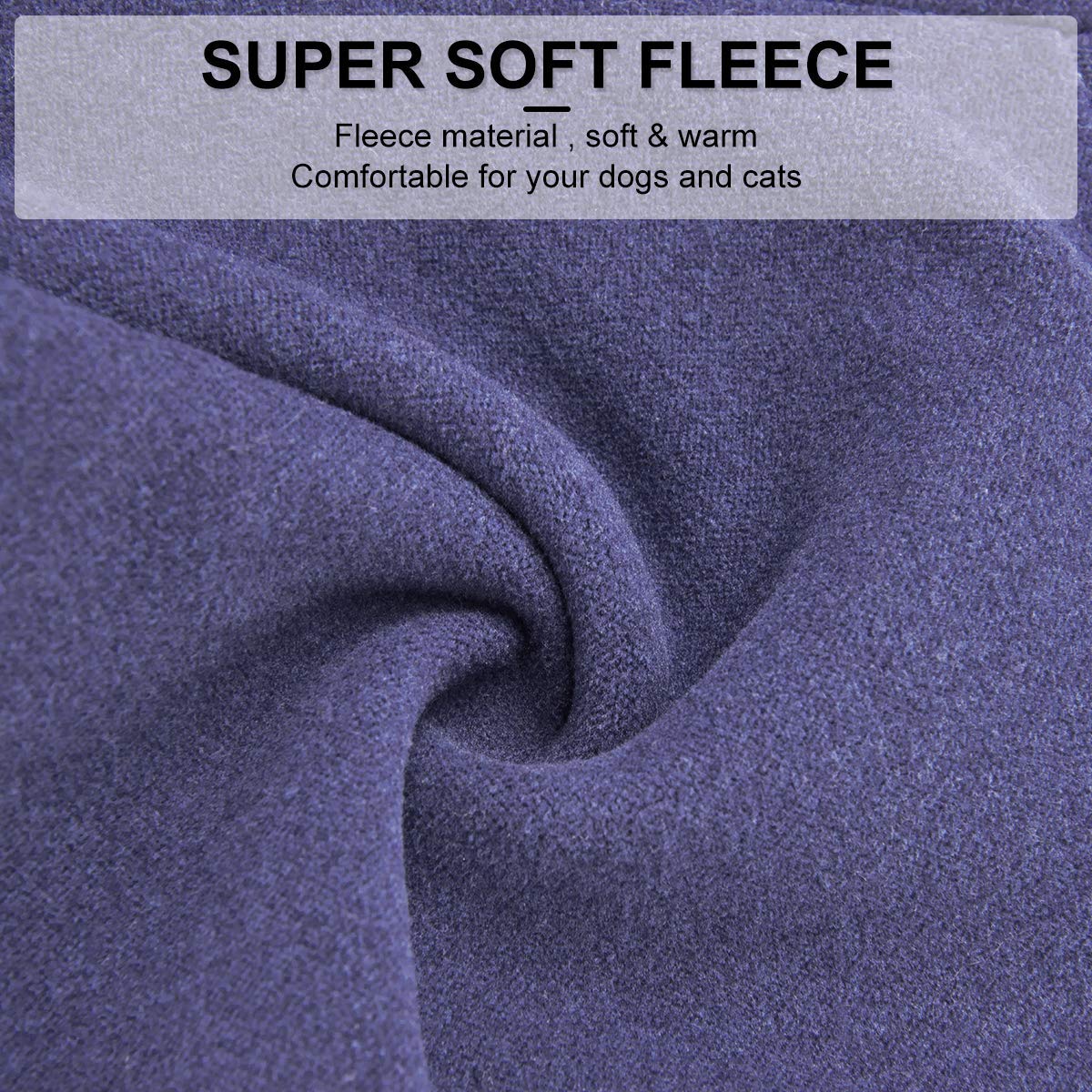 Small Dogs Fleece Dog Sweatshirt - Cold Weather Hoodies Spring Soft Vest Thickening Warm Cat Sweater Puppy Clothes Sweater Winter Sweatshirt Pet Pajamas For Small Dog Cat Puppy Medium, Grayish Purple