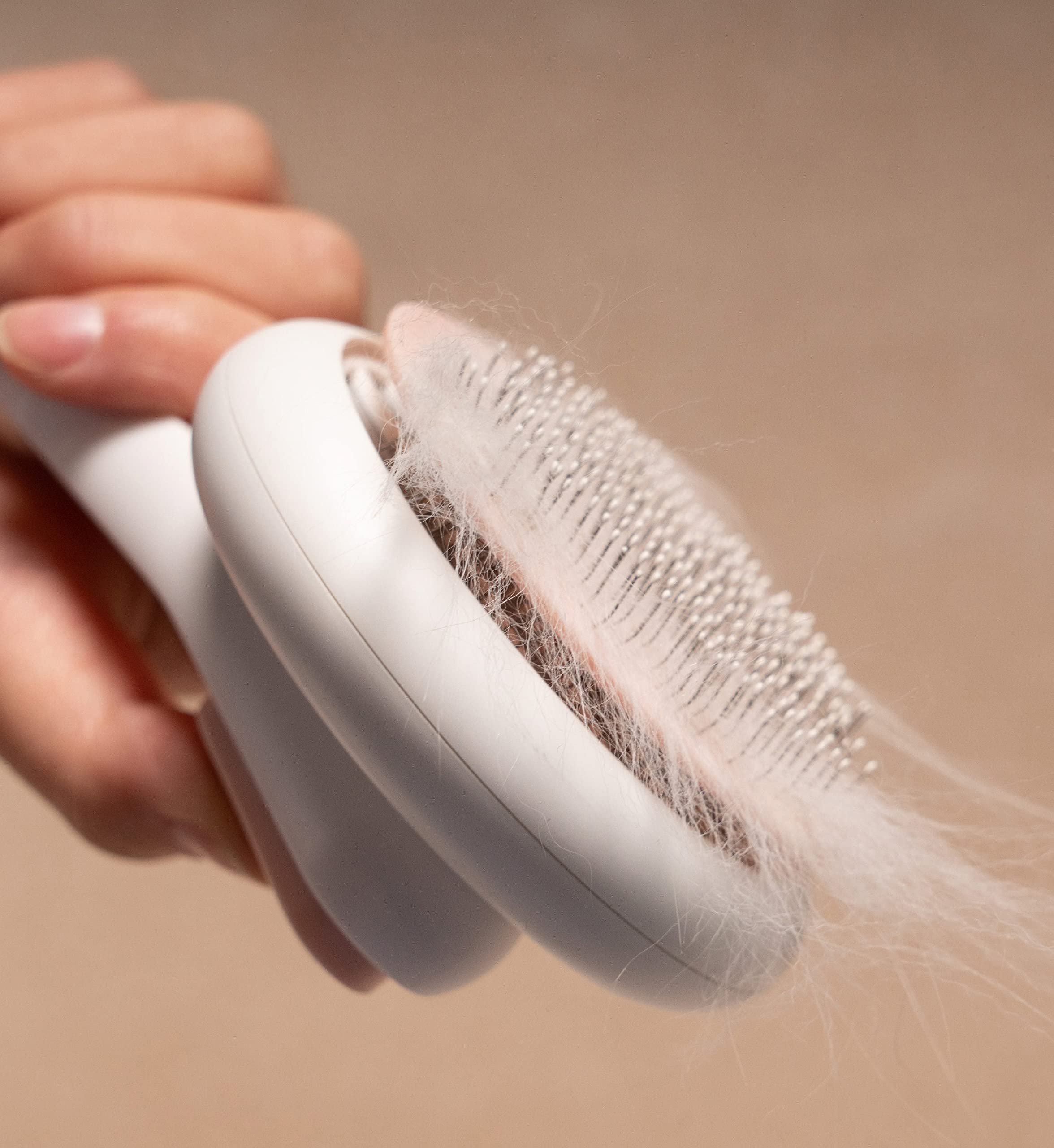Pet Life ® 'Concepto' Modern Bristle Grooming Pet Deshedder Comb