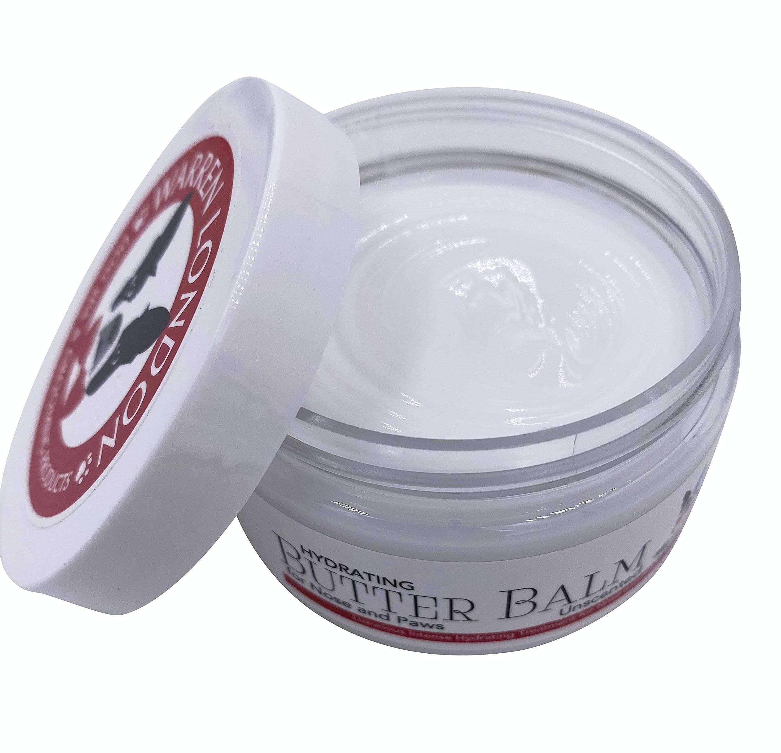 Warren London Hydrating Butter Balm- Dog Balm For Paws And Nose- Made In Usa- Unscented 4Oz