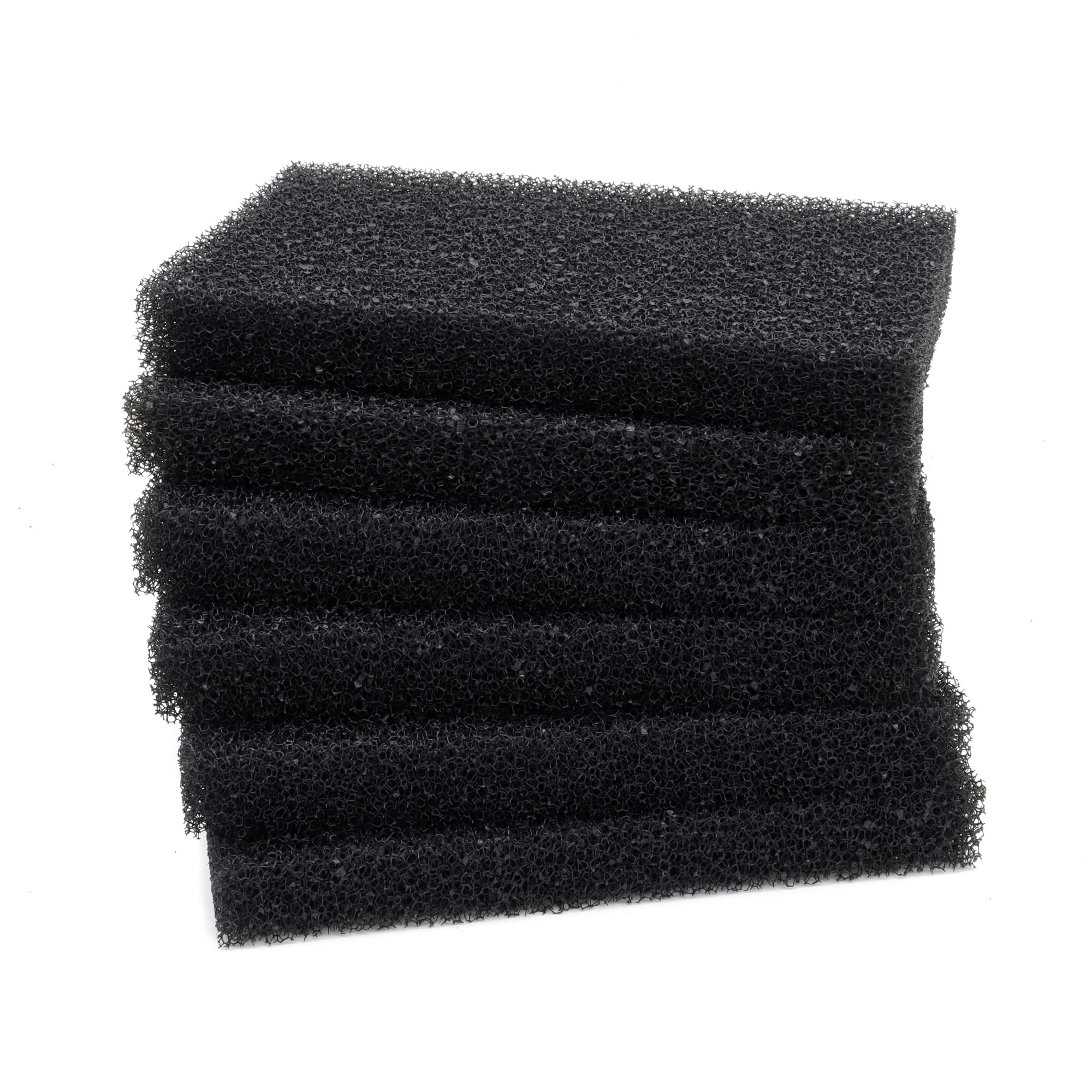 Afacygn Aquarium Bio Filter Media Sponge, 6.28 X 4 X 0.78 Inch 6 Pack Cut-To-Size Foam For Aquarium Fish Tank (6 Pcs)