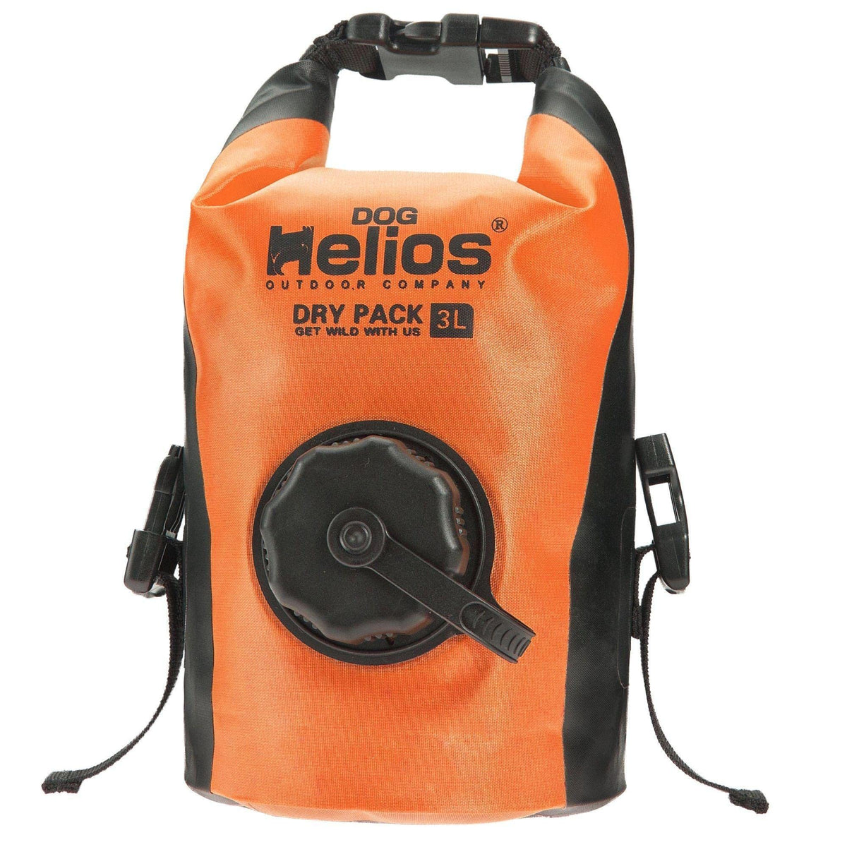 Dog Helios 'Grazer' Waterproof Outdoor Travel Dry Food Dispenser Bag, 3L, Orange