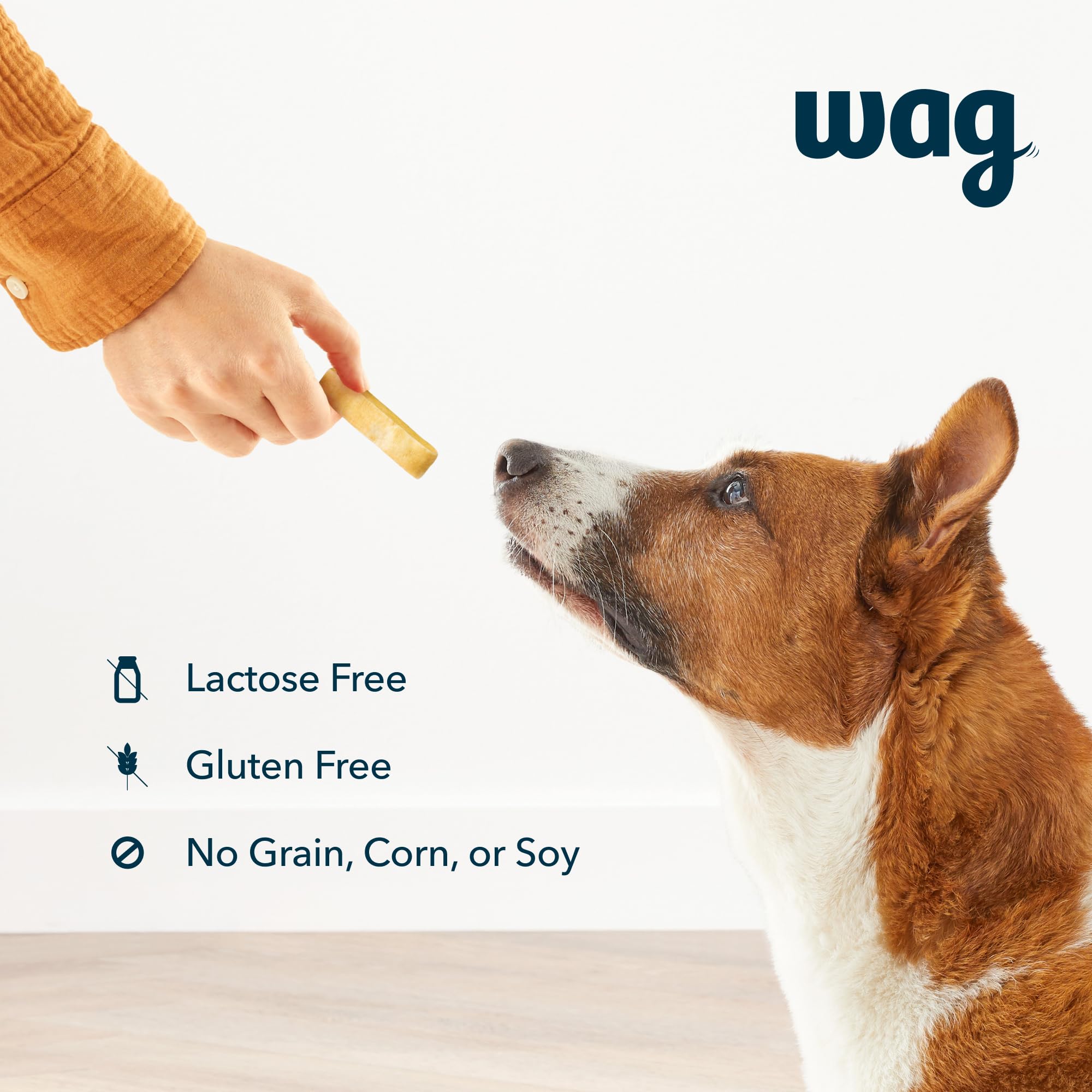 Amazon Brand - Wag Yak Cheese Himalayan Dog Chews, Dog Treats for Extra Large Dogs, All Natural, High Protein for Aggressive Che