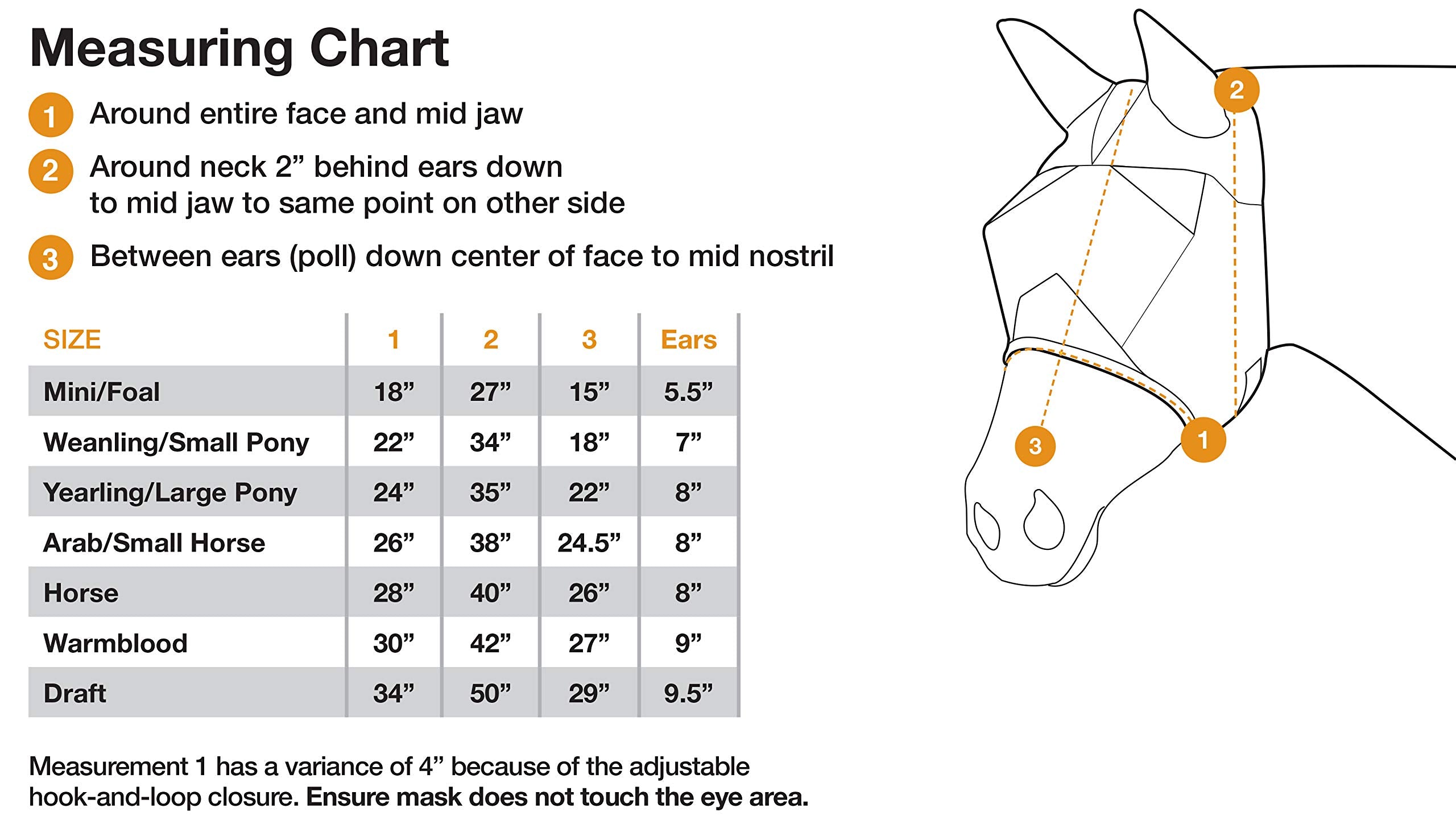 Cashel Quiet Ride Horse Fly Mask with Long Nose and Ears, Black, Arabian