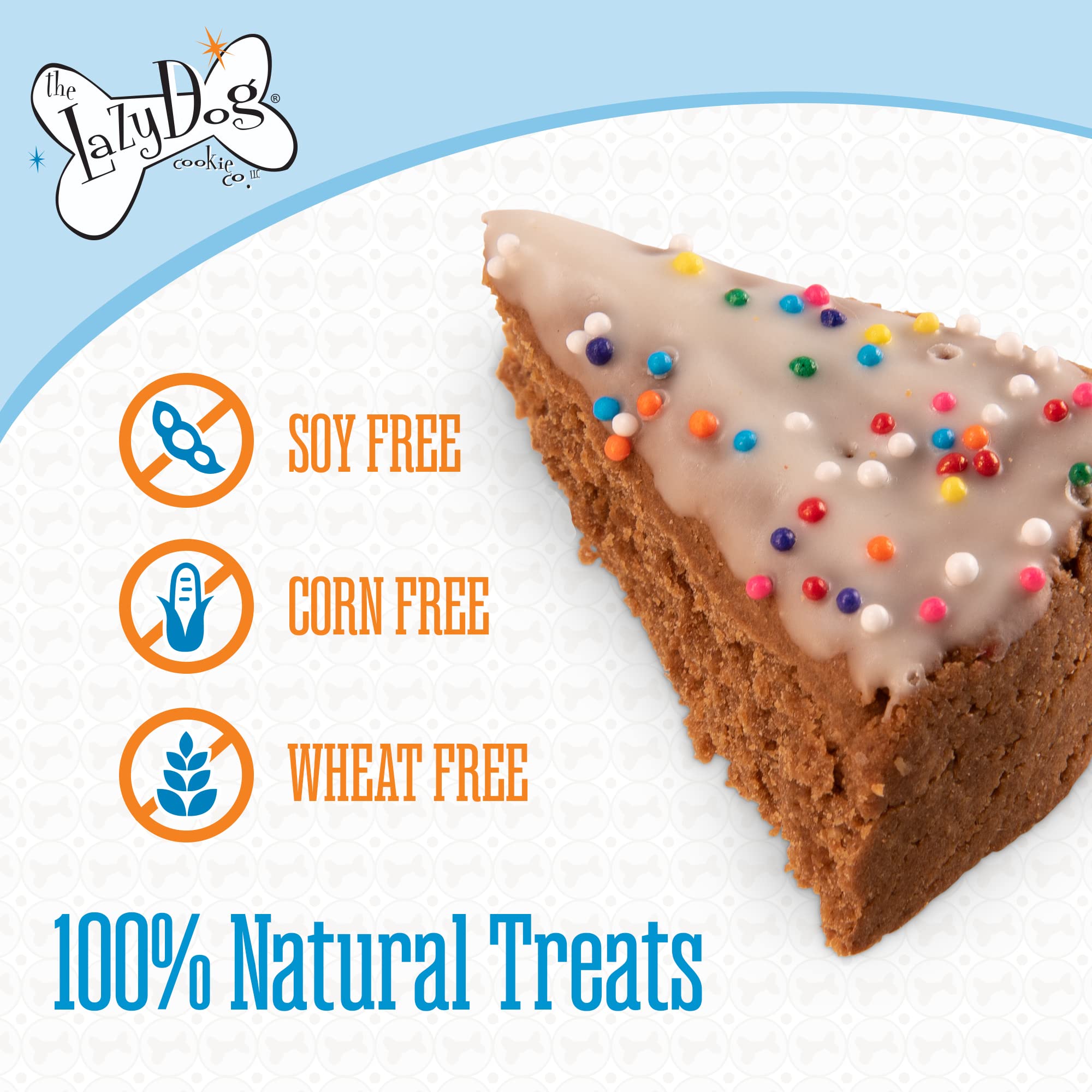 The Lazy Dog Pup-Pie - Original Pup-Pie - Happy Birthday Dog Treat for a Special Dog, 5 oz (Bacon, Pie with Treats)