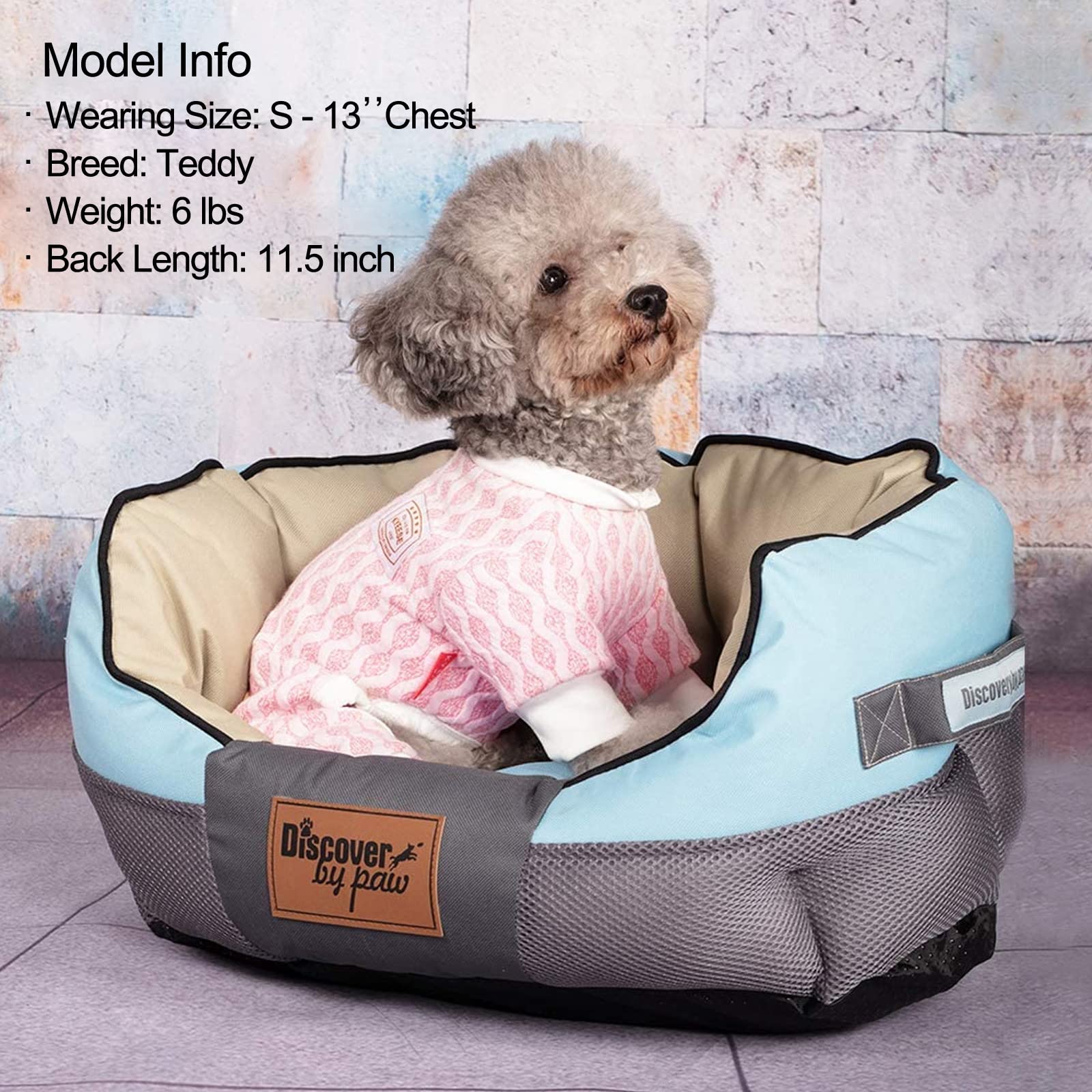 Kyeese Dog Pajamas Medium Dog Pjs Onesie 4 Legs Jumpsuits Dog Apparel