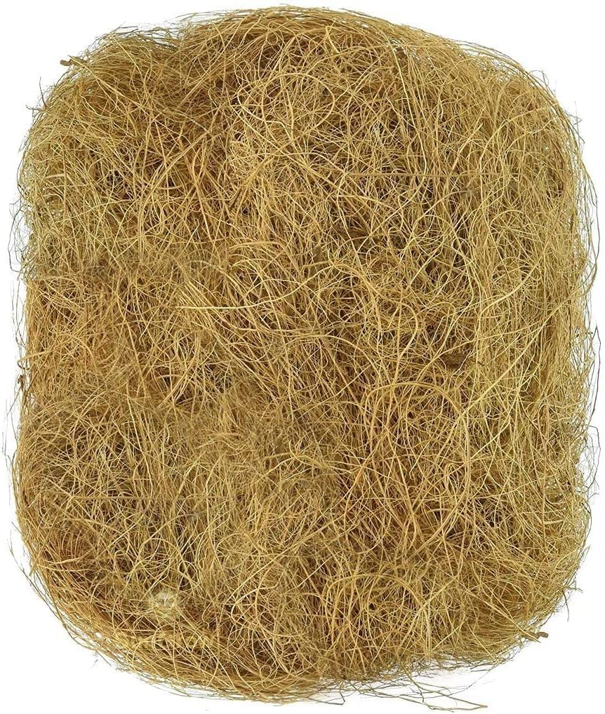 Sungrow Finch Coconut Fiber, Loose Bedding Substrate For Birds Nest Cages, Nesting Material For Budgie Hummingbird Canary Parakeet, 1.5 Oz