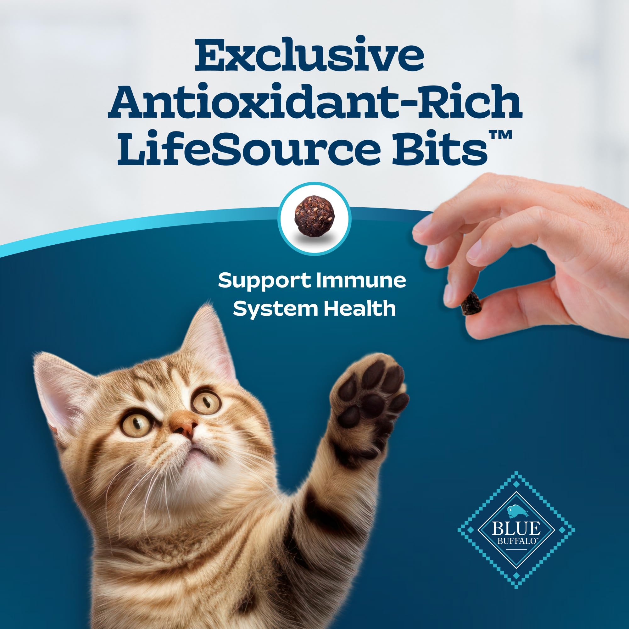 Blue Buffalo Tastefuls Mature Dry Cat Food for Adult Cats 7+, Made in the USA with Natural Ingredients, Chicken & Brown Rice Rec