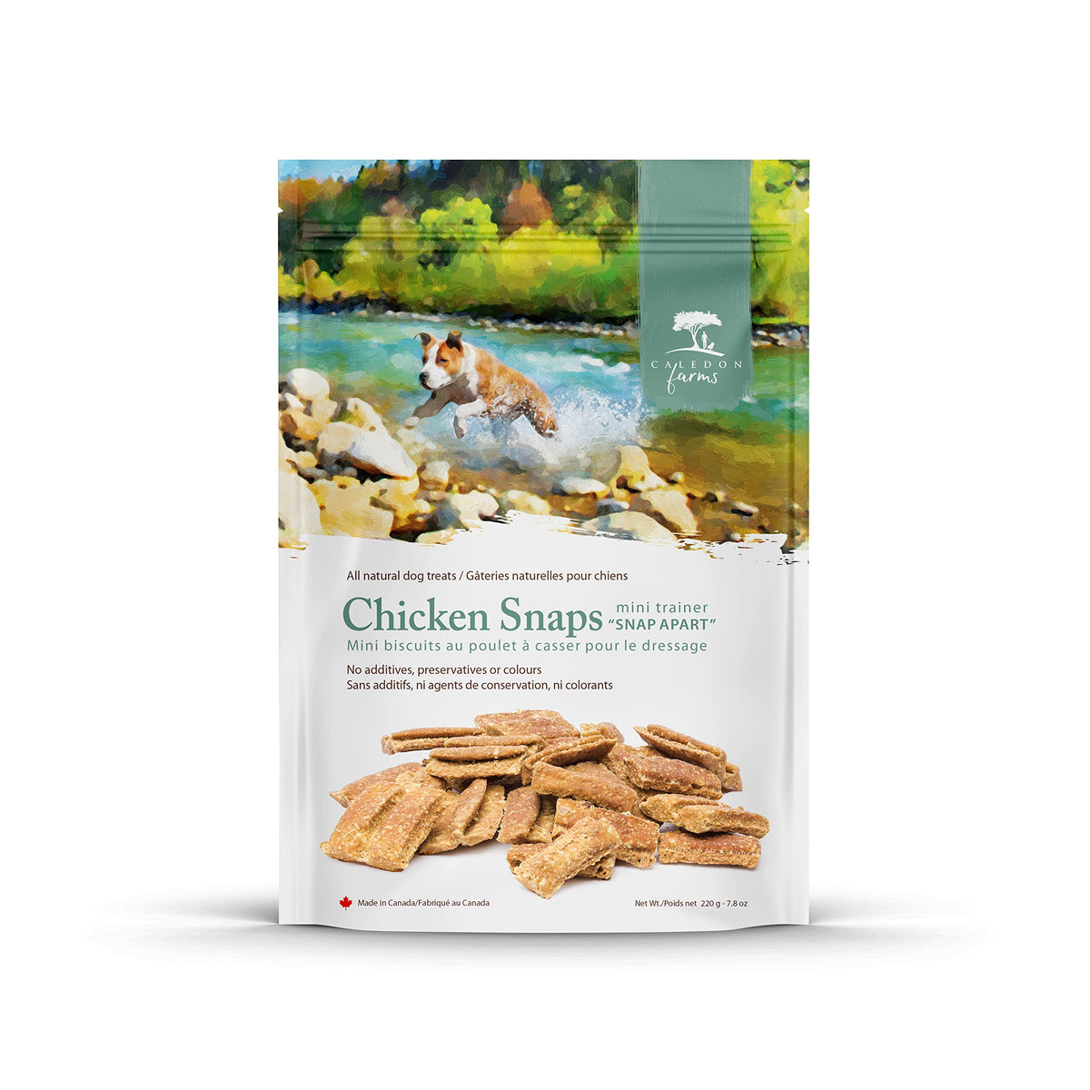 Caledon Farms Mini Trainers- Chic Snaps Dog Treats:220G/7.8Oz