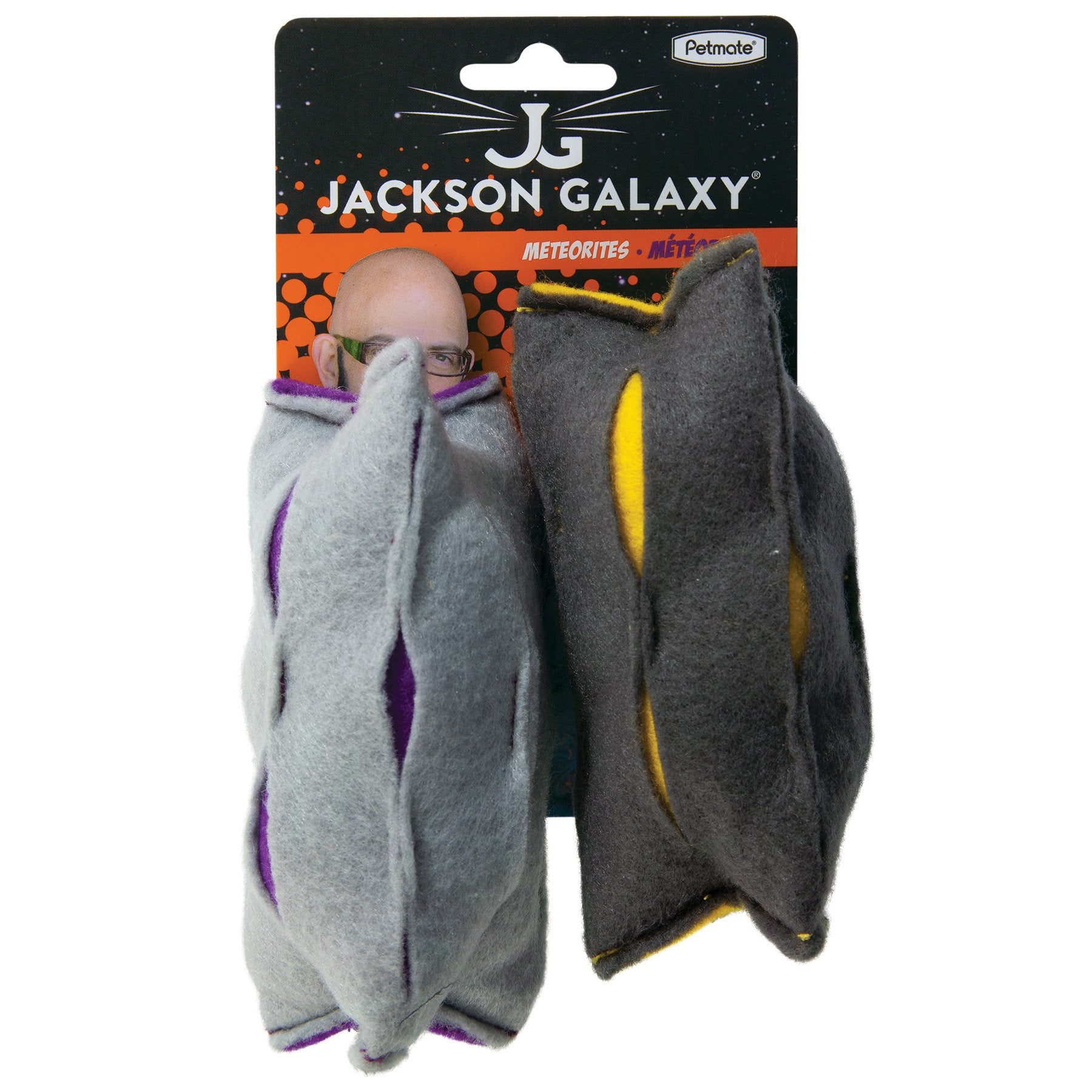 Jackson Galaxy Meteorites Cat Toy, Large 2-Pack