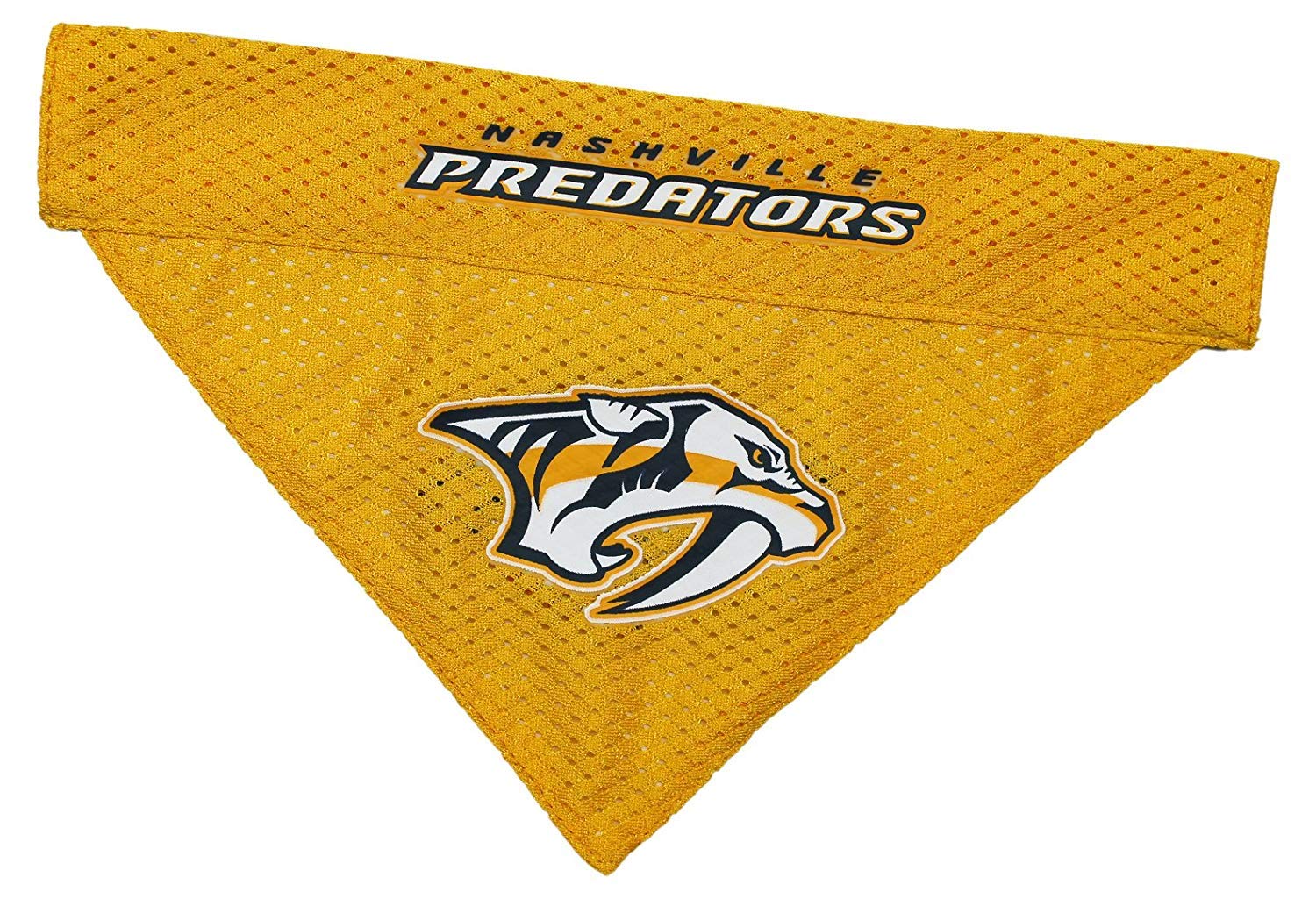 NHL NASHVILLE PREDATORS BANDANA for DOGS & CATS, Large/X-Large. - Cute & Stylish Bandana! The Perfect HOCKEY FAN Scarf Bandana, 