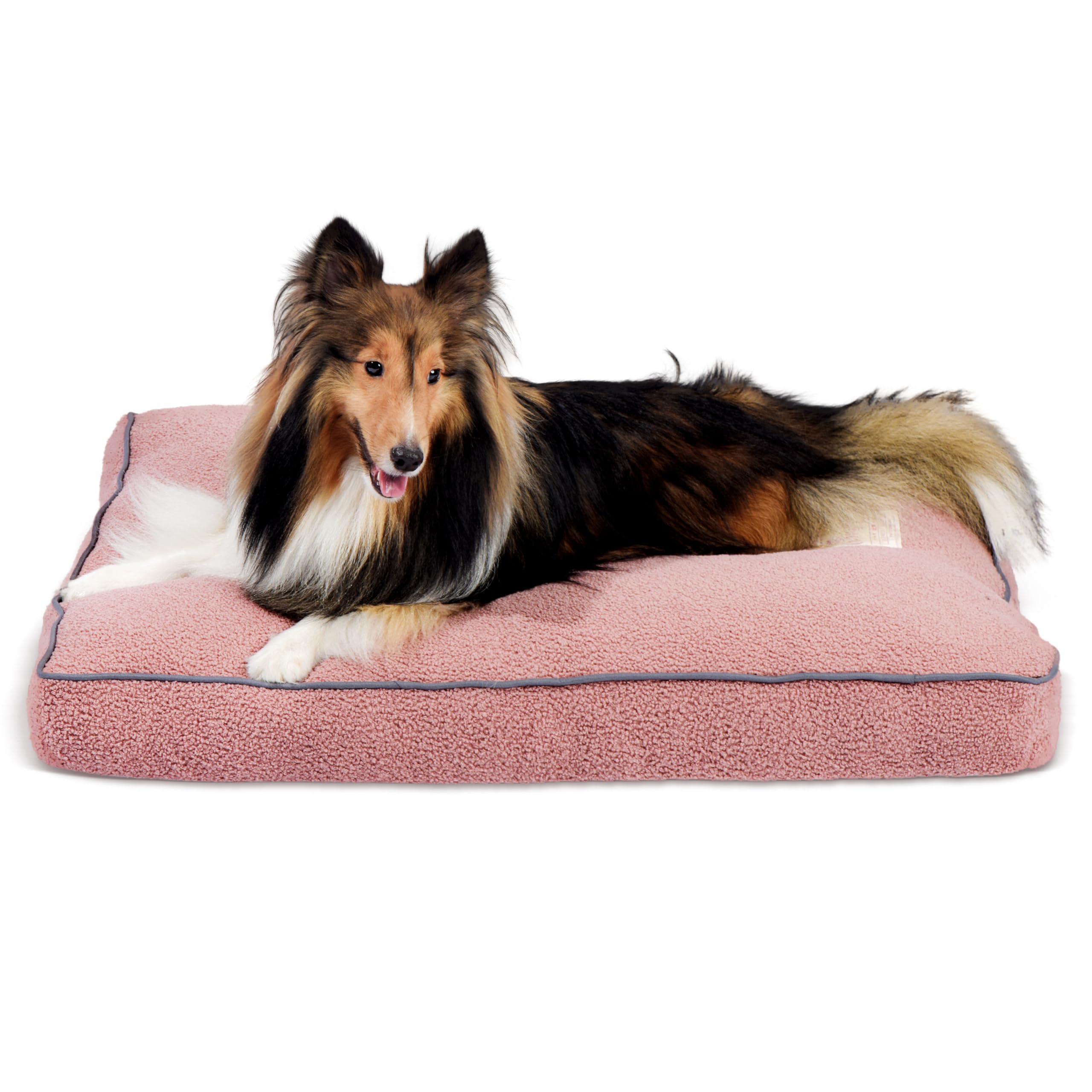 Fluffydream Dog Mat, Dog Bed Washable, Super Soft Pet Bed Mat, Up To 65Lbs, 36'' X 27'', Blush