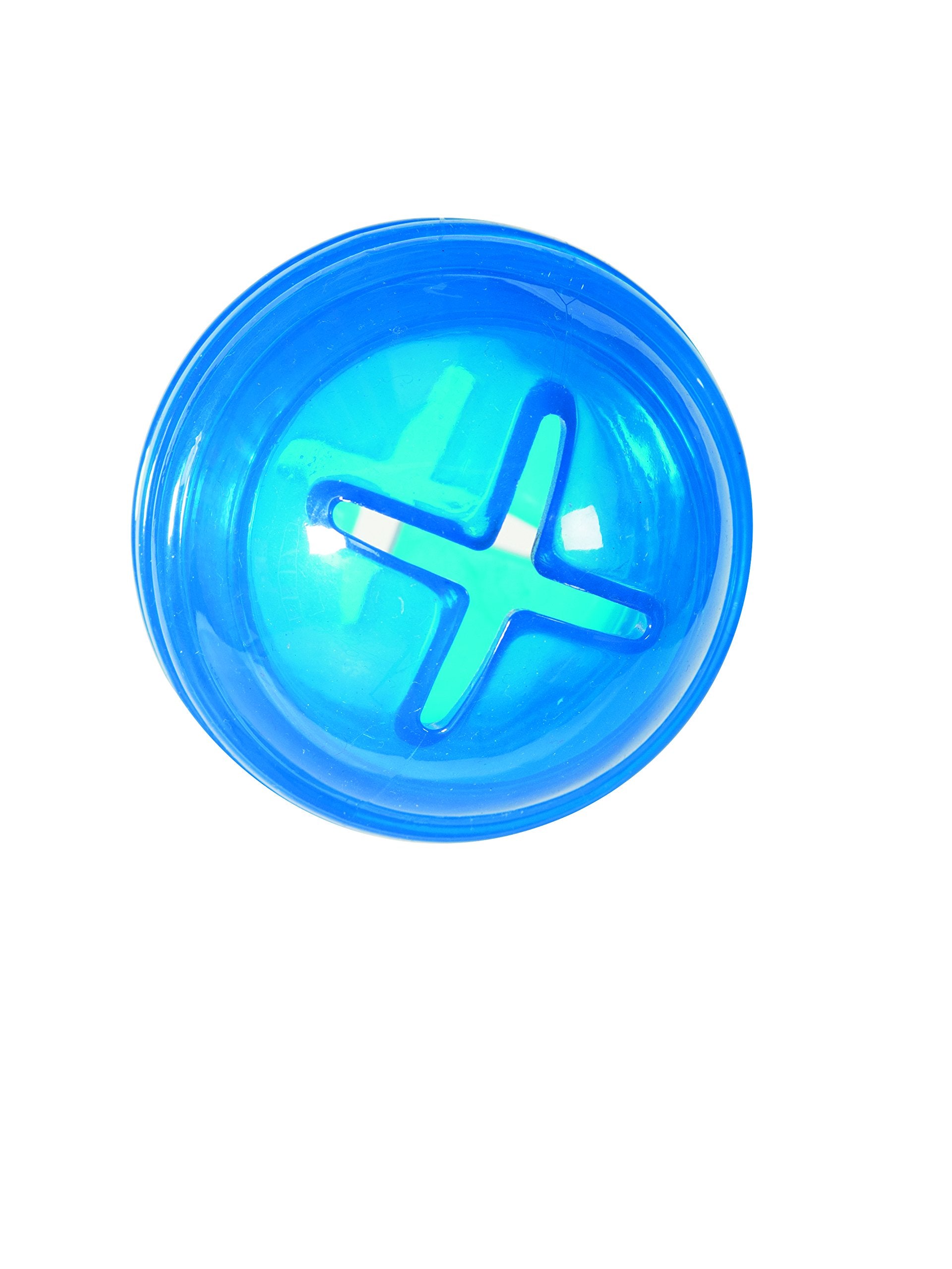 Hero SnackTime Soft Rubber Bouncy Ball, Blue Dog Toy