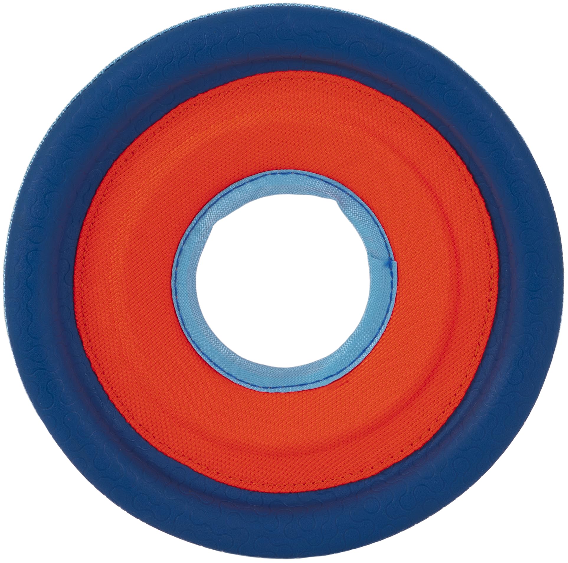 Chuckit! Zipflight Flying Disc Dog Toy, Small (6''), Orange And Blue