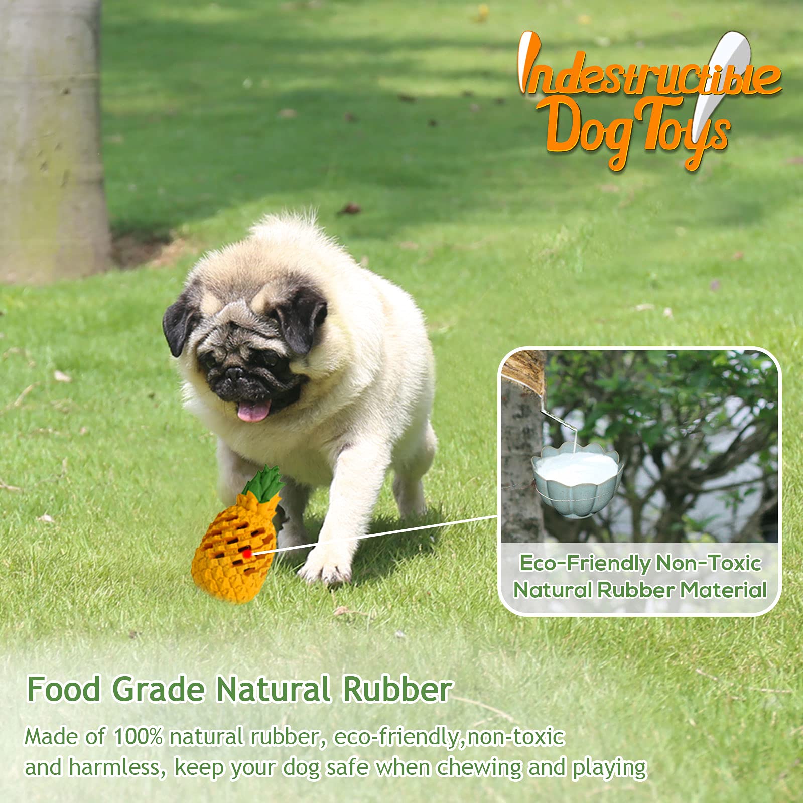 M.C.Works Puppy Chew Toys, Dog Chew Toys For Average Chewer, Tough Dog Dental Chews Toy, Indestructible Toys For Small Dogs, 5-5