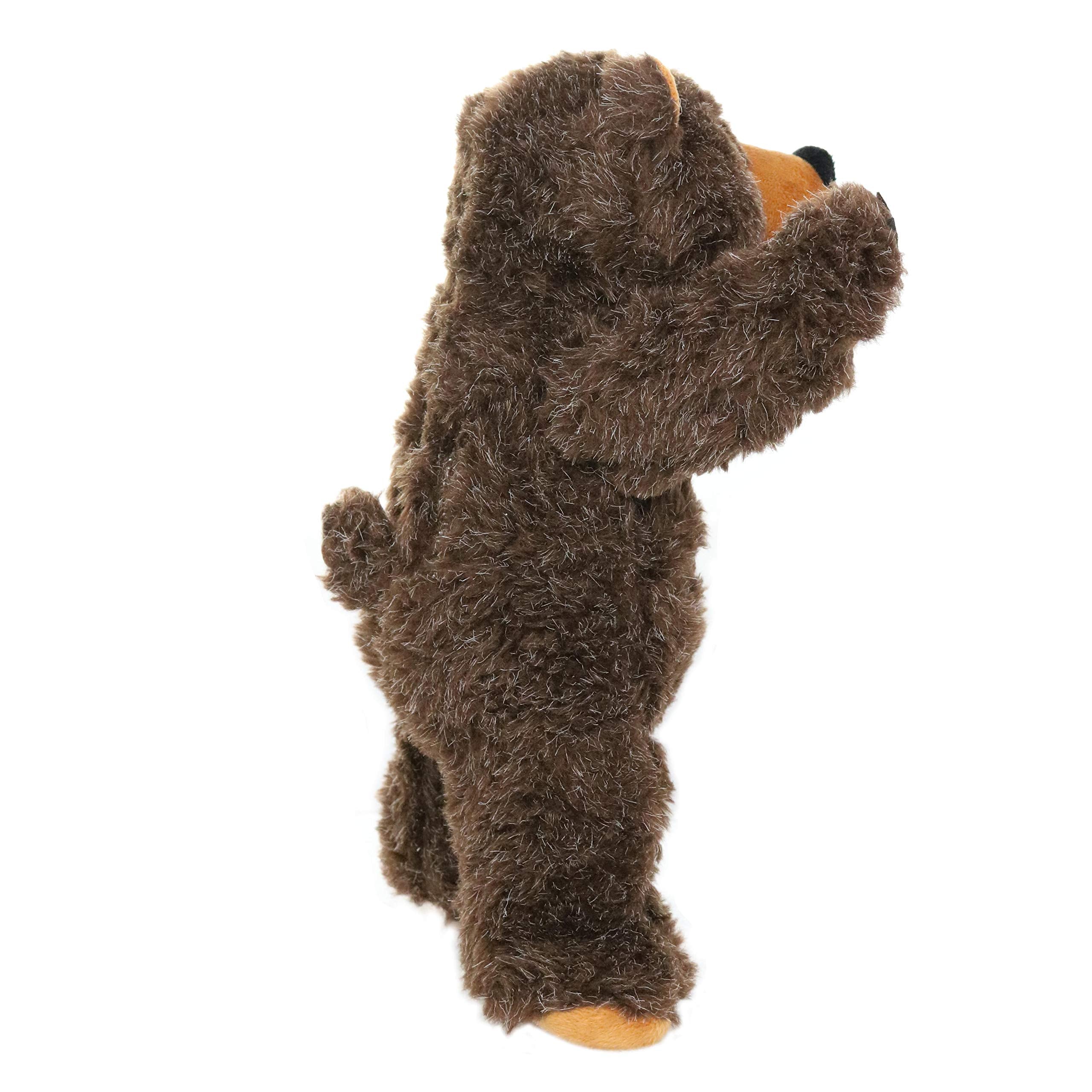 Mighty- Angry Animal Bear - Squeaker-Multiple Layers. Made Durable, Strong & Tough. Interactive Play (Tug, Toss & Fetch). Machine Washable & Floats