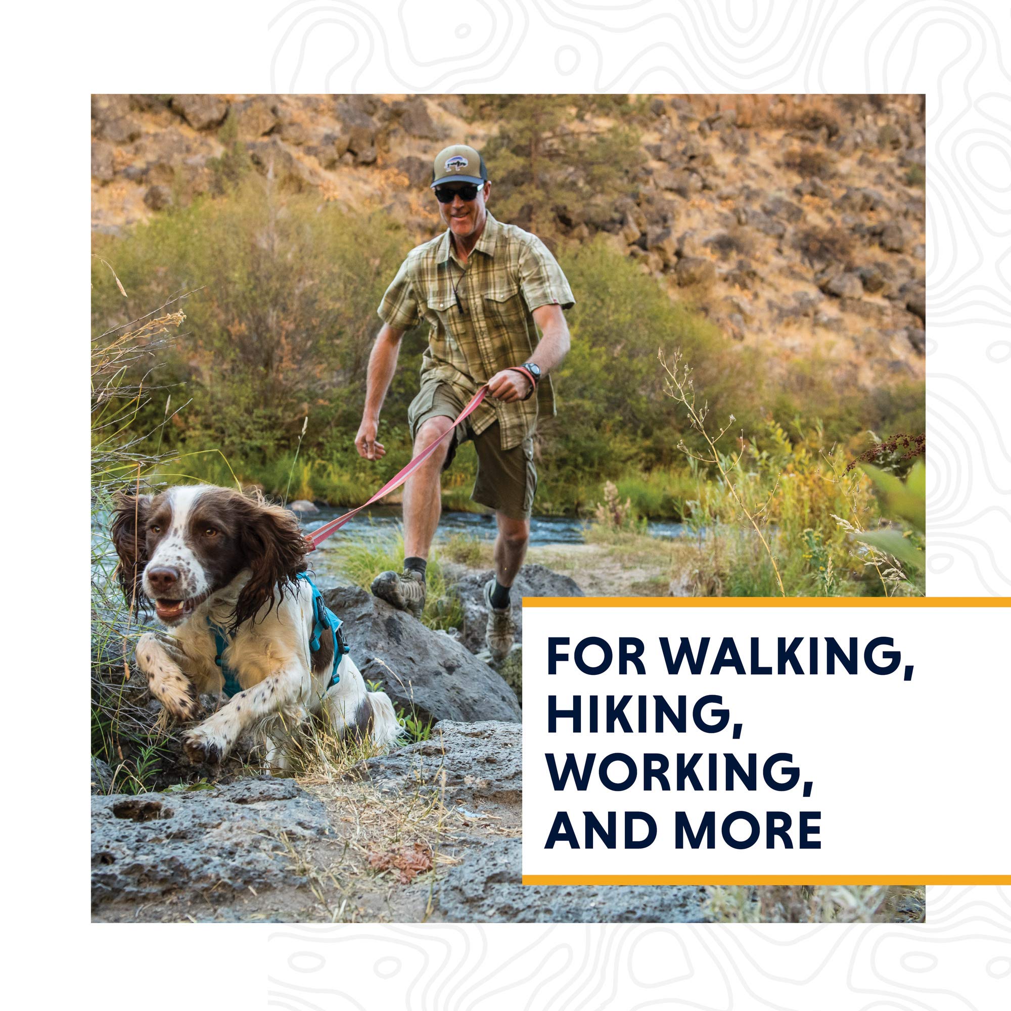 Ruffwear, Web Master, Multi-Use Support Dog Harness, Hiking And Trail Running, Service And Working, Everyday Wear, Twilight Gray