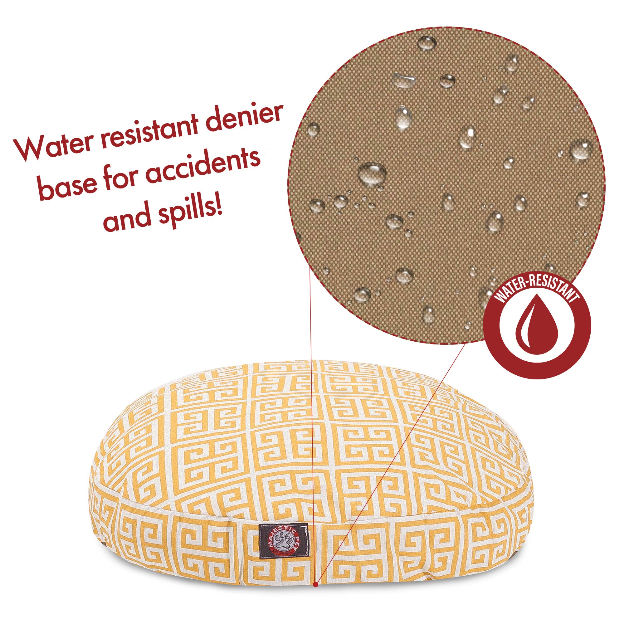 Citrus Towers Large Round Indoor Outdoor Pet Dog Bed With Removable Washable Cover By Majestic Pet Products