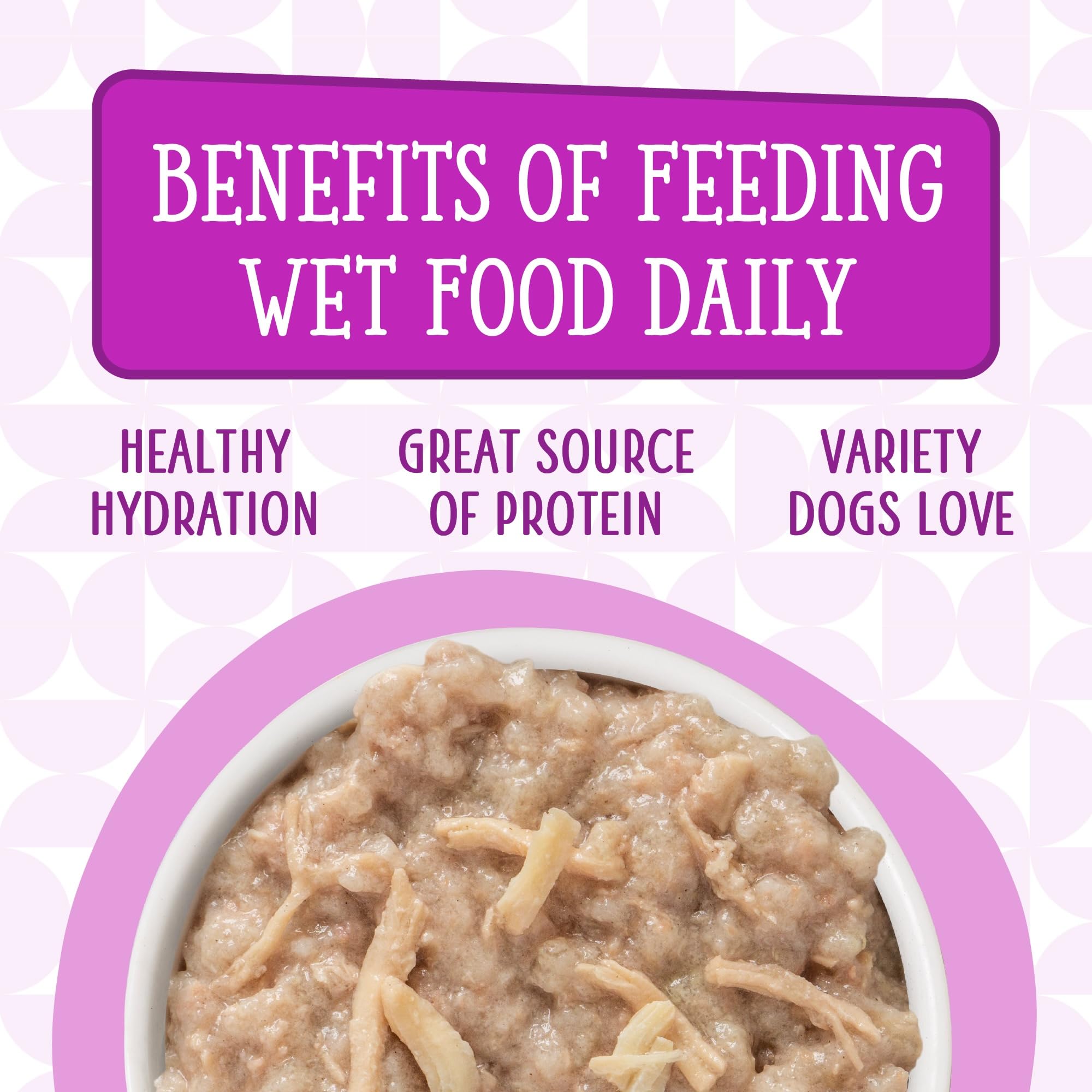 Weruva Dogs in The Kitchen, Love Me Tender with Chicken Breast Au Jus Dog Food, 2.8oz Pouch (Pack of 12), Purple