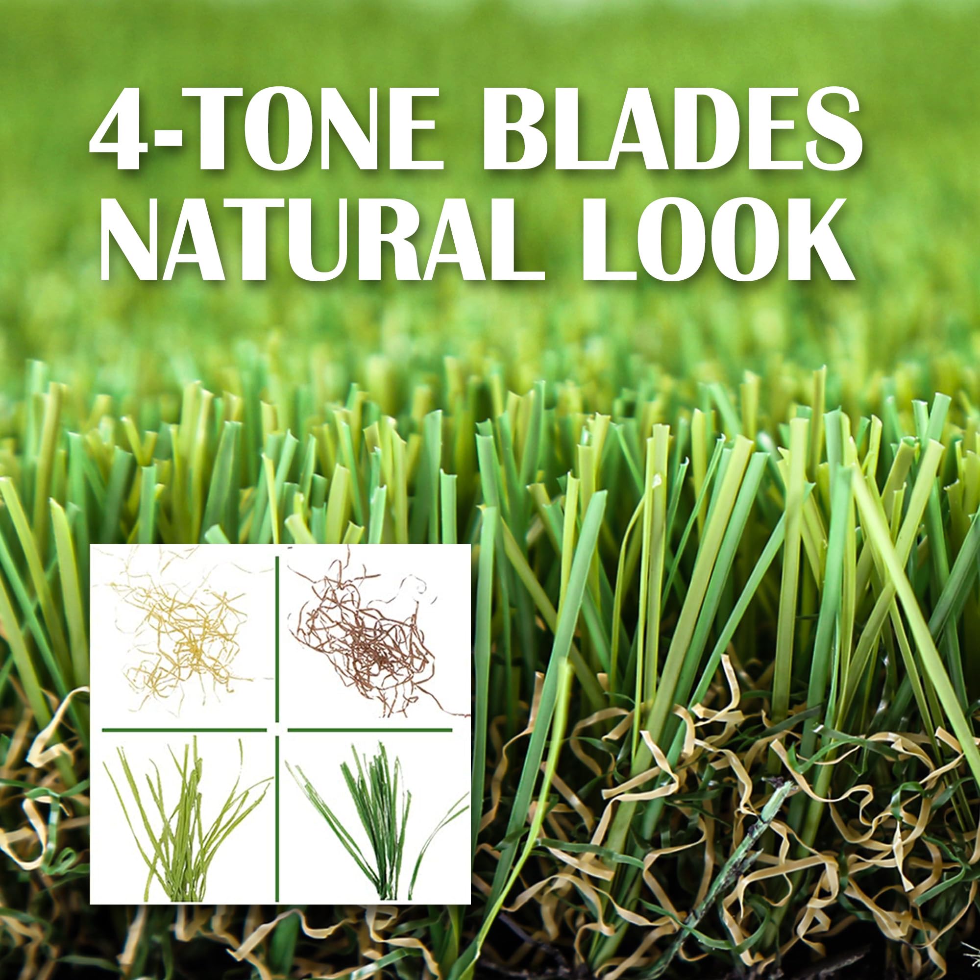 Lgr Shine Artificial Grass Turf For Dogs 5 Ft X 8 Ft,1.38 Inch Fake Grass Pee Pad For Puppy Potty Training,Faux Pet Grass Rug Fo