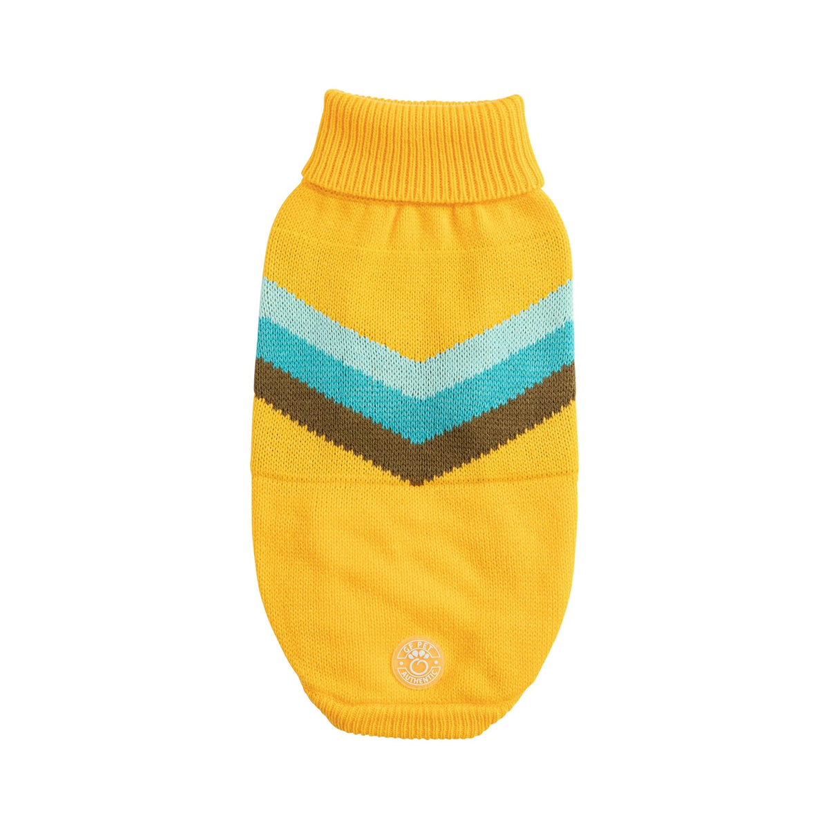 Gf Pet Yellow Alpine Dog Sweater, Small