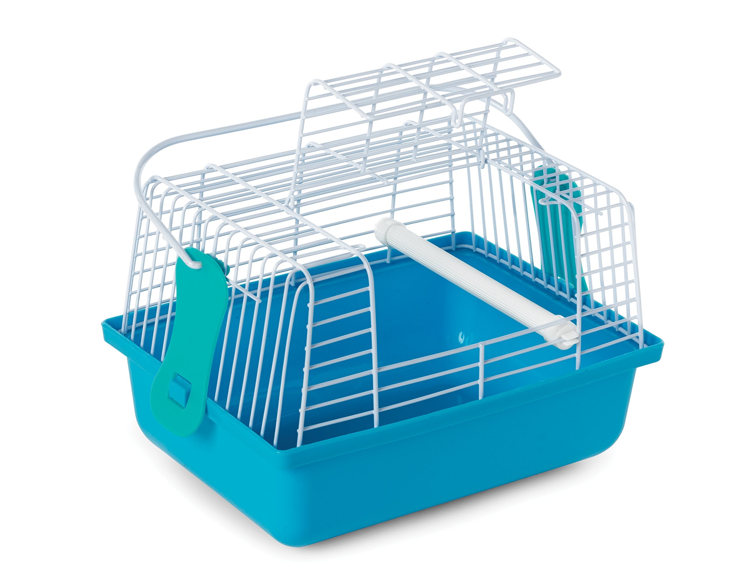 Prevue Pet Products Travel Cage for Birds and Small Animals, Blue (SP1304BLUE), 9.0&quot; L x 5.6&quot; W x 6.1&quot; H