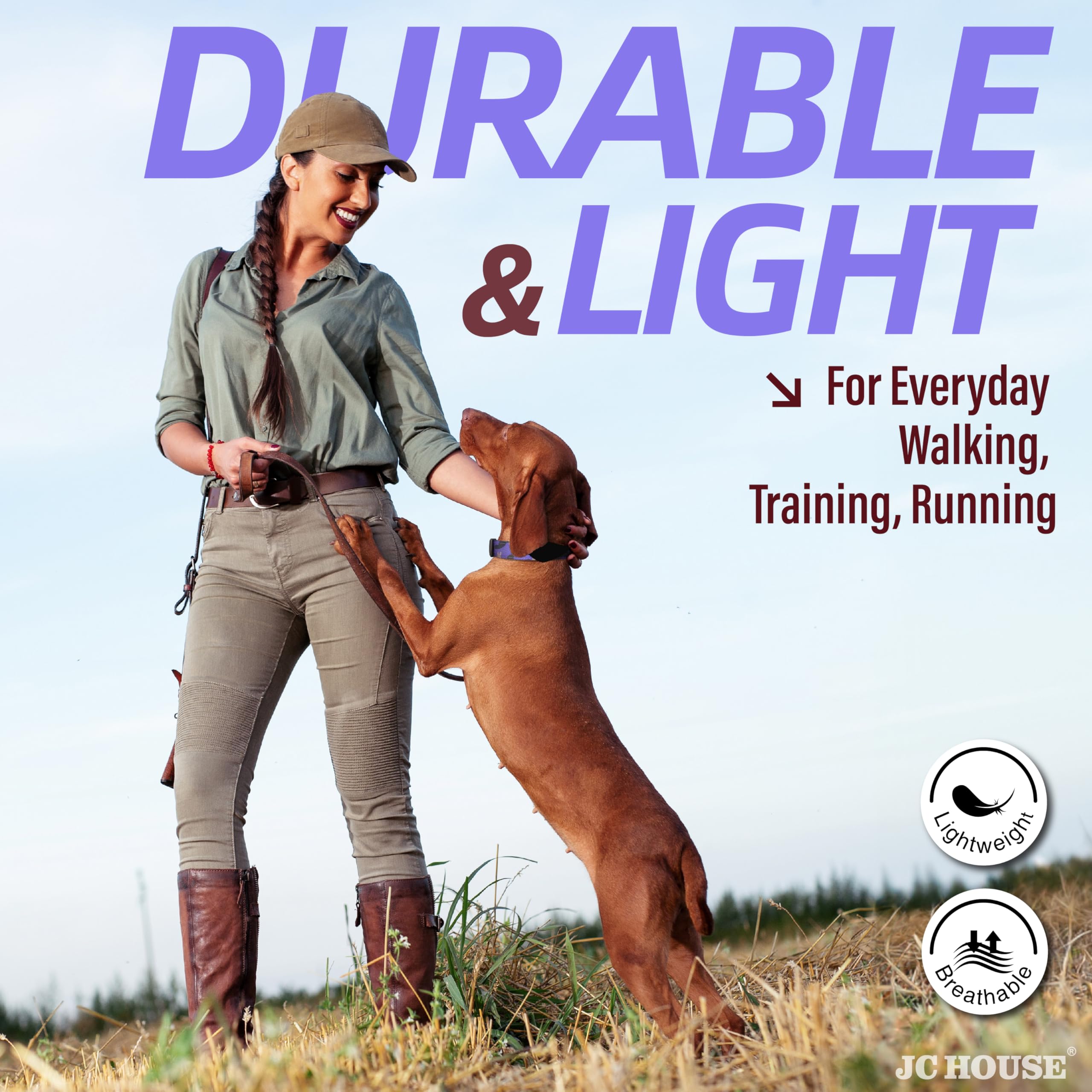 Jc House Soft Padded Dog Collar, Neck 12-20, Adjustable Heavy Duty Collar With 3M Reflective Logo For Medium, Large Dogs, Camo P