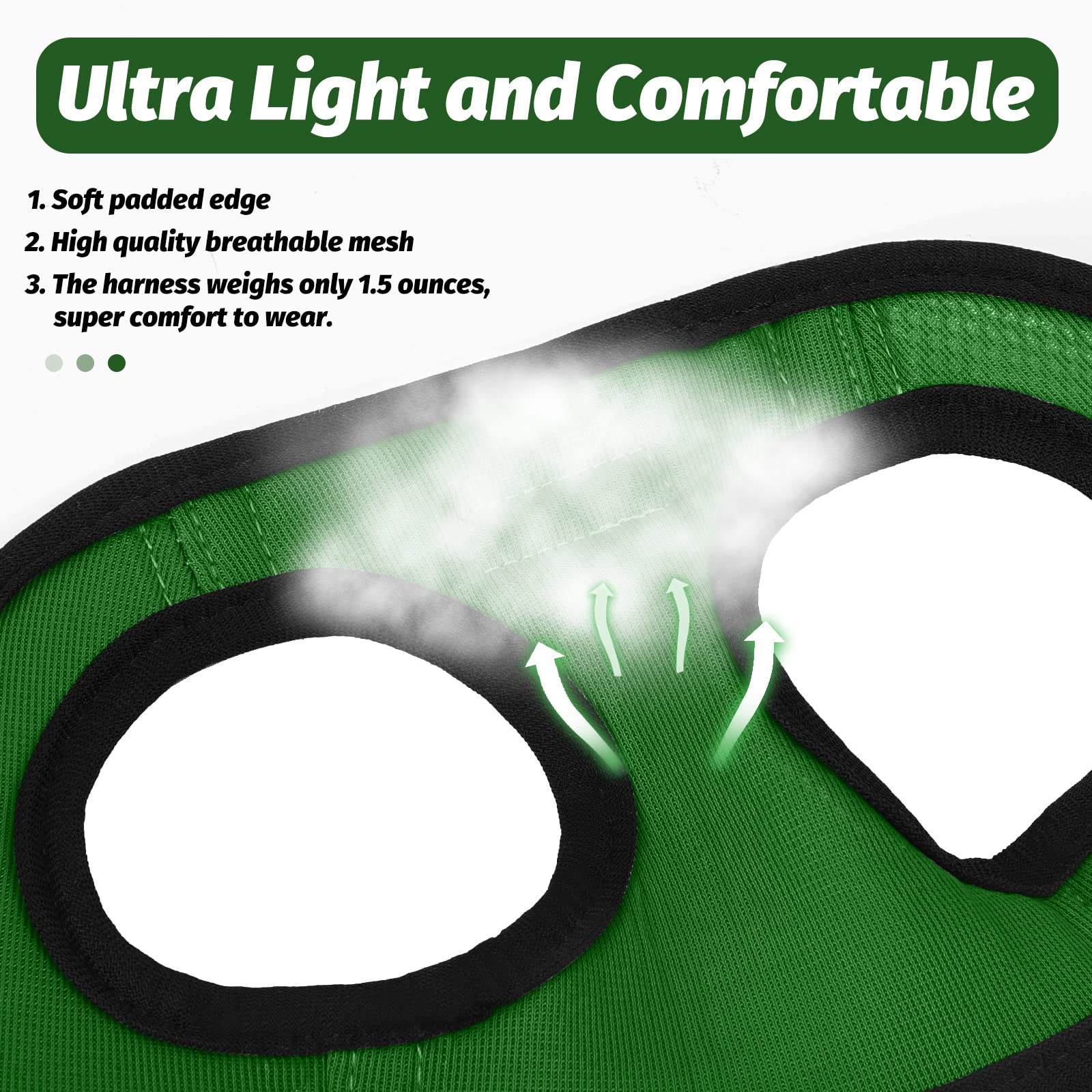 FAYOGOO Cat Harness, Cat Leash and Harness Set for Walking Escape Proof, Harness for Small Cats/Small Dogs, Large Kitten/Puppy Harness and Leash, Harness for Cats S-XXL(Neon Green, X-Large) -Like New
