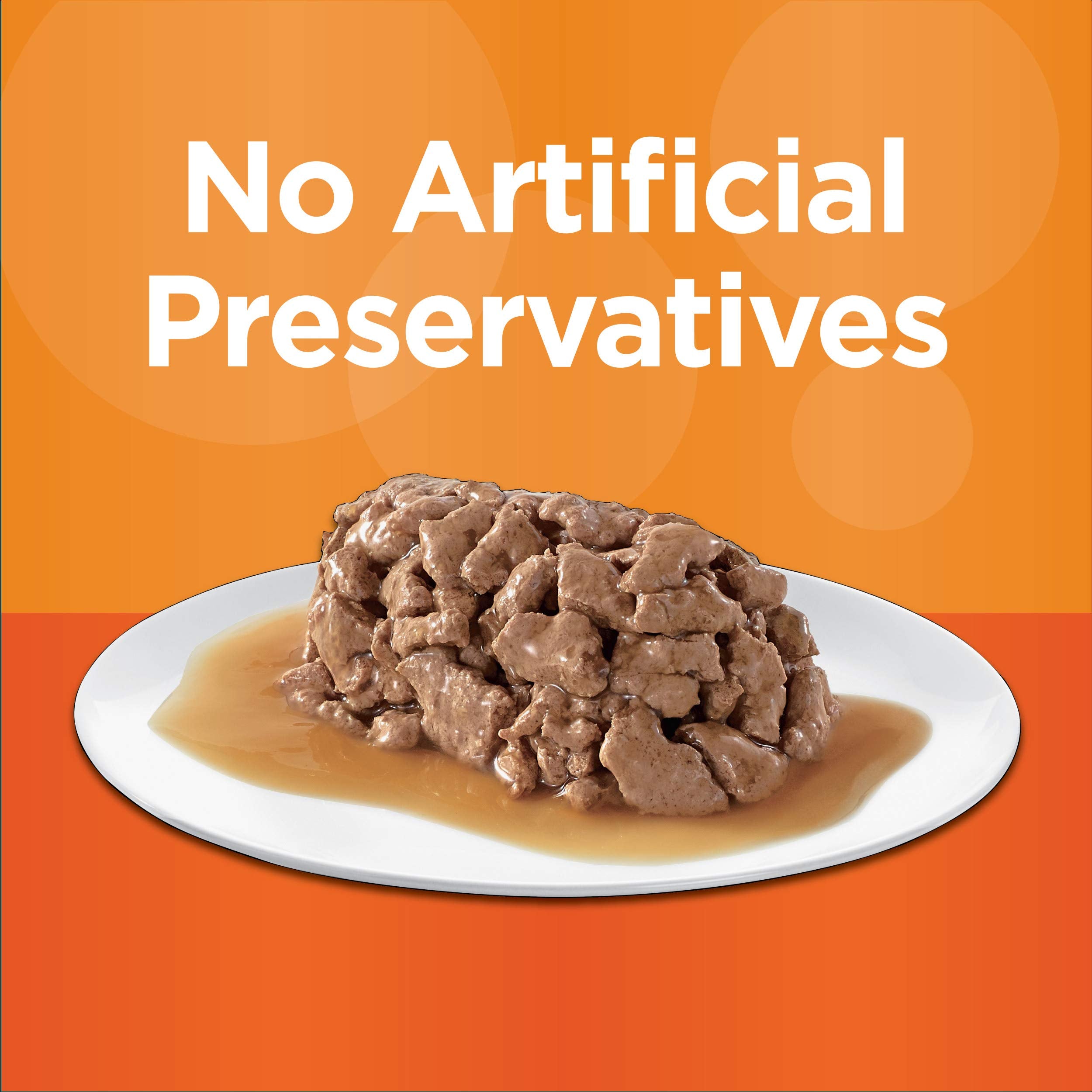 IAMS Perfect Portions Healthy Adult Wet Cat Food Cuts in Gravy Chicken Recipe, 2.6 oz. Easy Peel Twin-Pack Trays (24 Count, 48 S