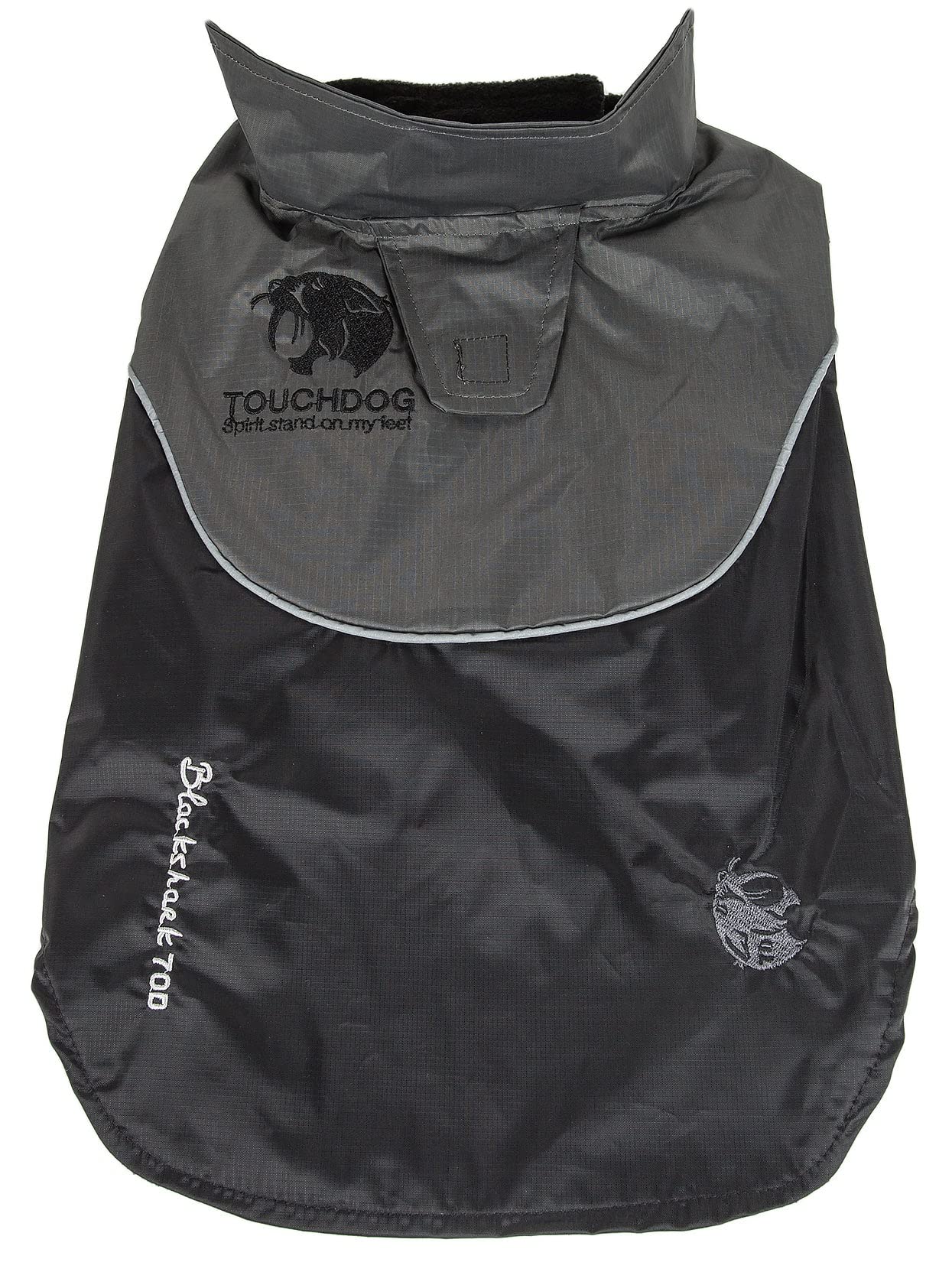 Touchdog Subzero-Storm Winter Dog Coat - Reflective and Waterproof Dog Jacket with Lightweight Blackshark Insulation Technology