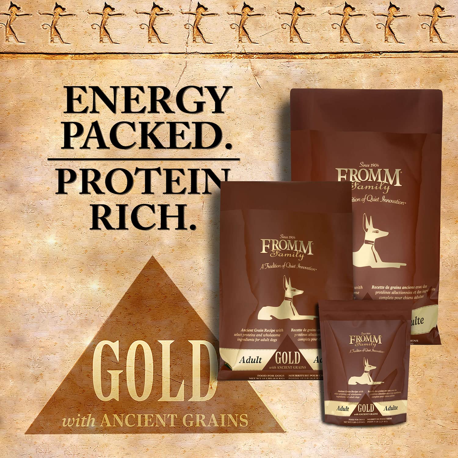 Fromm Adult Gold with Ancient Grains Dog Food - Premium Dry Dog Food - Chicken Recipe - 30 lb