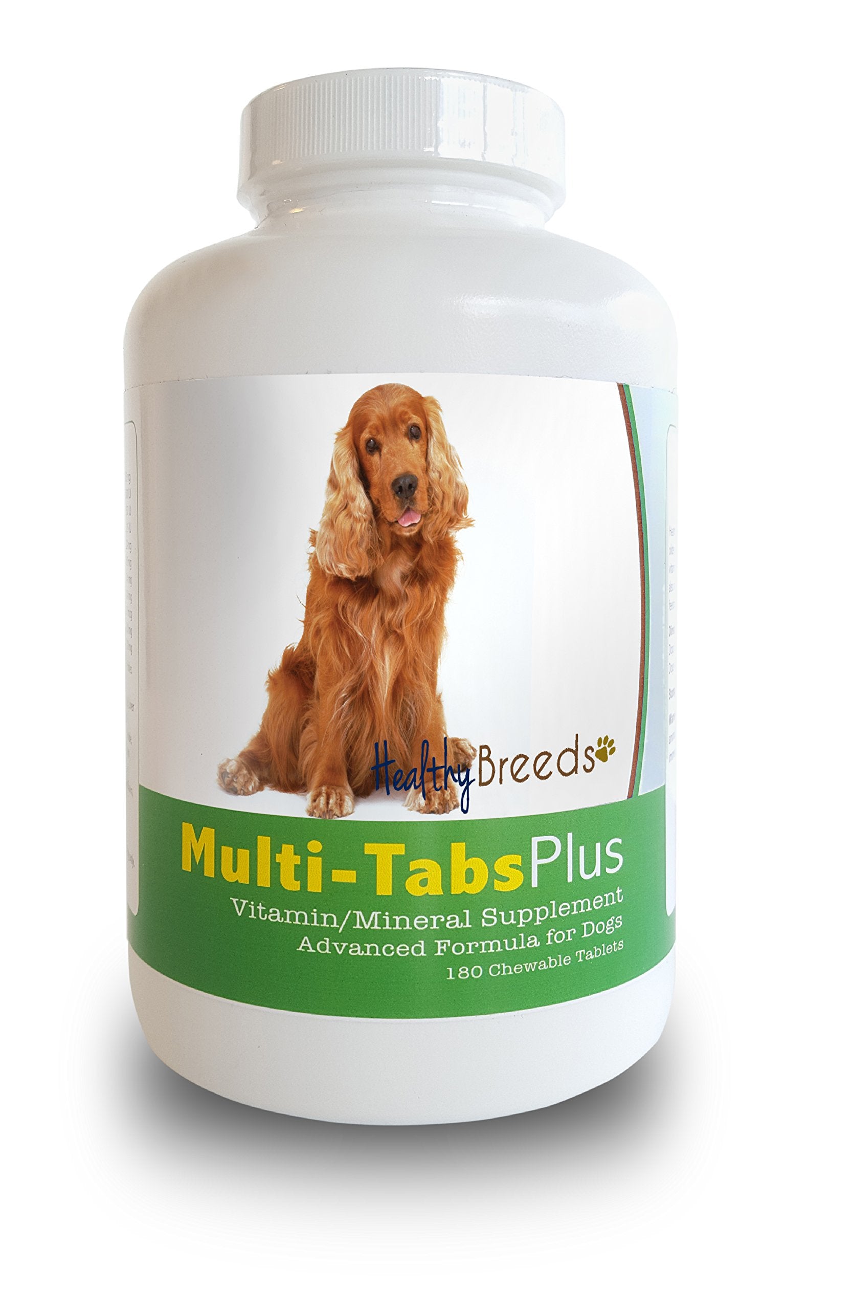 Healthy Breeds Cocker Spaniel Multi-Tabs Plus Chewable Tablets 180 Count