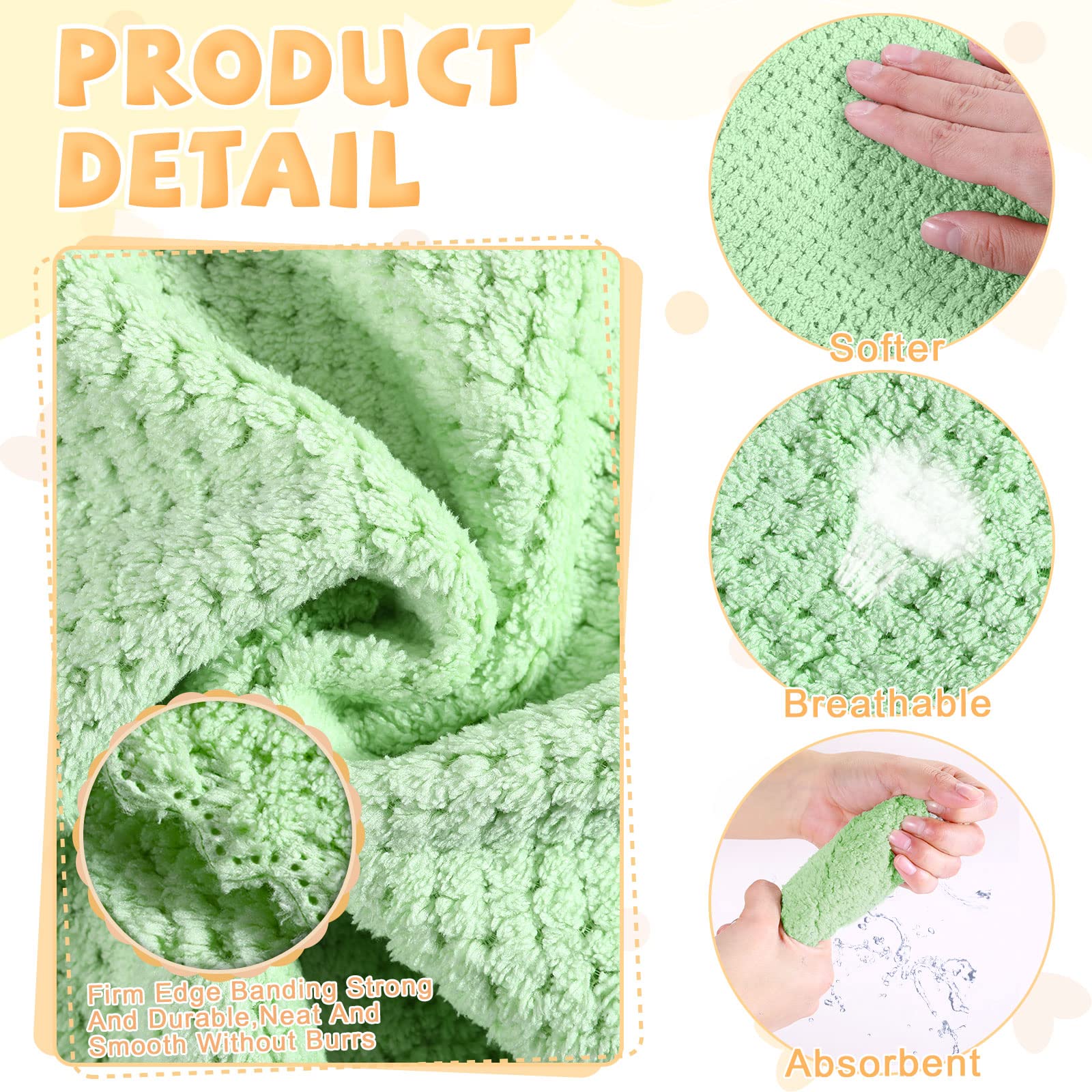 Reginary Guinea Pig Blankets, 10 Pcs Hamster Fleece Cage Liners, Coral Fleece Soft Quick Dry Pet Bedding For Small Animals, Cat