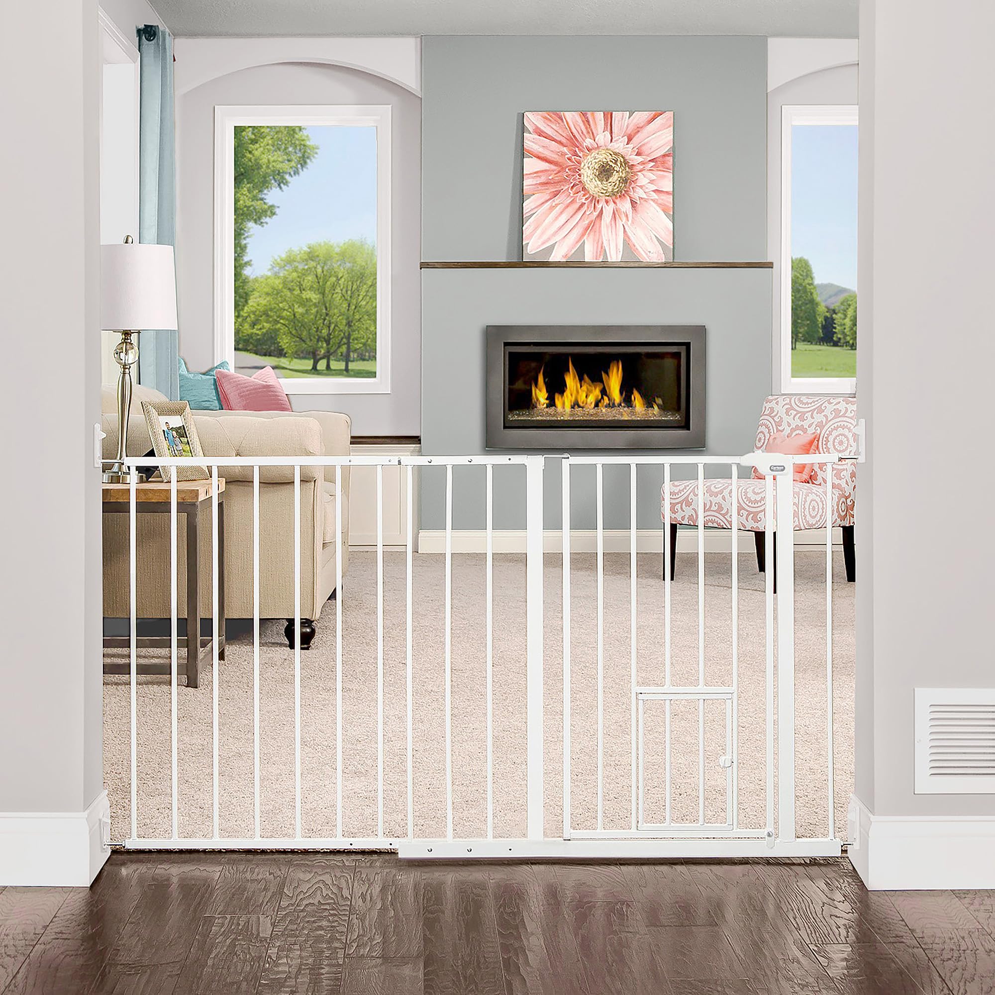 Carlson Maxi Pet Gate,White
