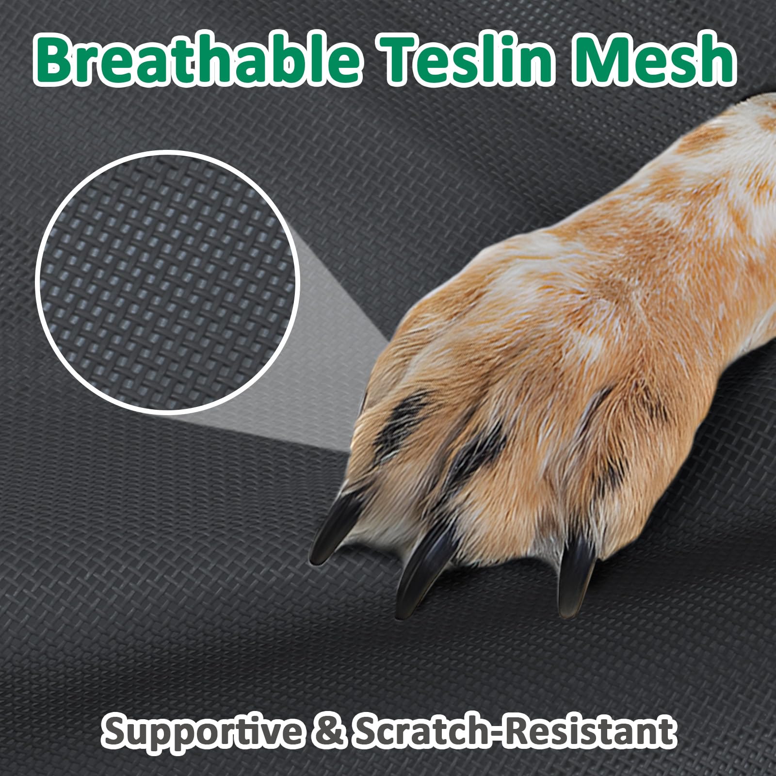 Kmfyzye Elevated Dog Beds Large Sized Dogs, Cooling Raised Pet Bed With Frame & Breathable Mesh, Portable Indoor & Outdoor Lifte