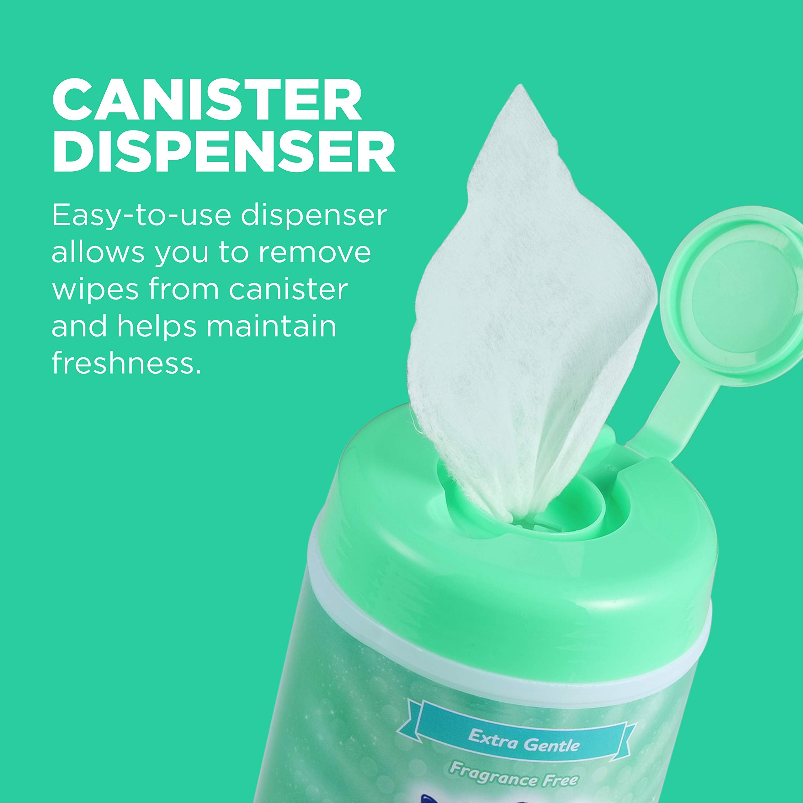 Wet Ones For Pets Hypoallergenic Multi-Purpose Dog Wipes With Vitamins A, C & E, 50 Count - 12 Pack | Fragrance-Free Hypoallerge