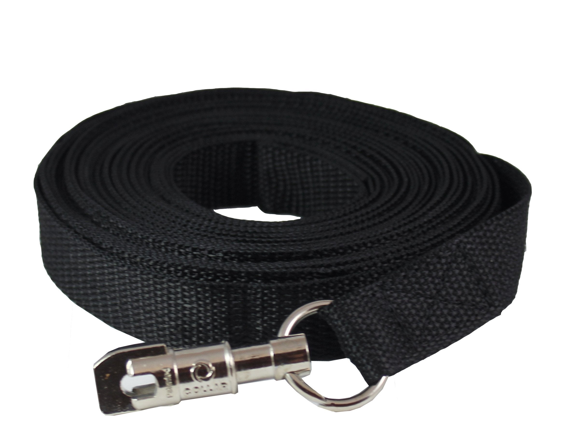 Dog Leash 1' Wide Nylon 30 Feet Long For Training Swivel Locking Snap