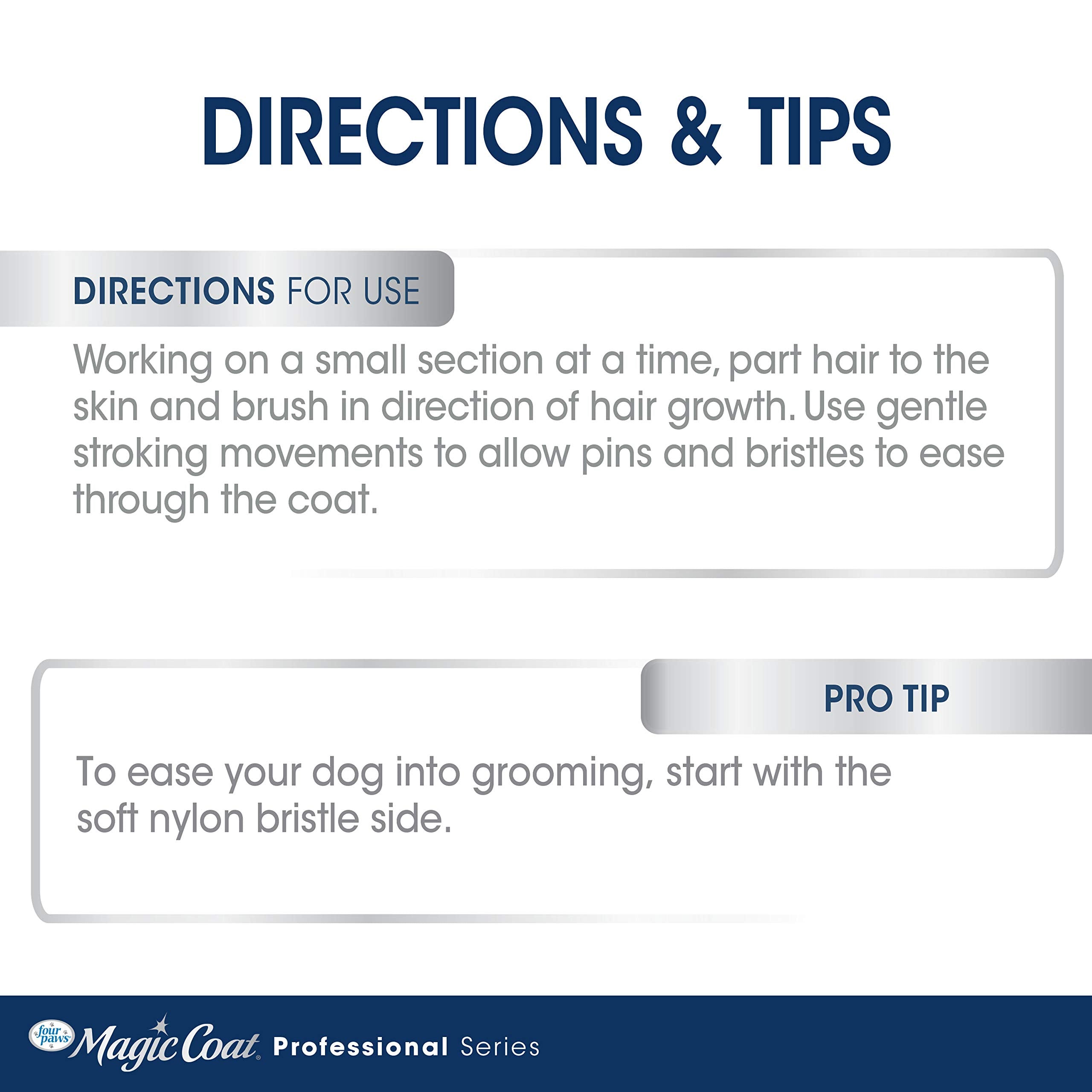 Four Paws Magic Coat Professional Series Grooming Brushes For Dogs & Cats, Trimmers, Nail Clippers & Brushes, Suitable For All Breeds And Coat Types