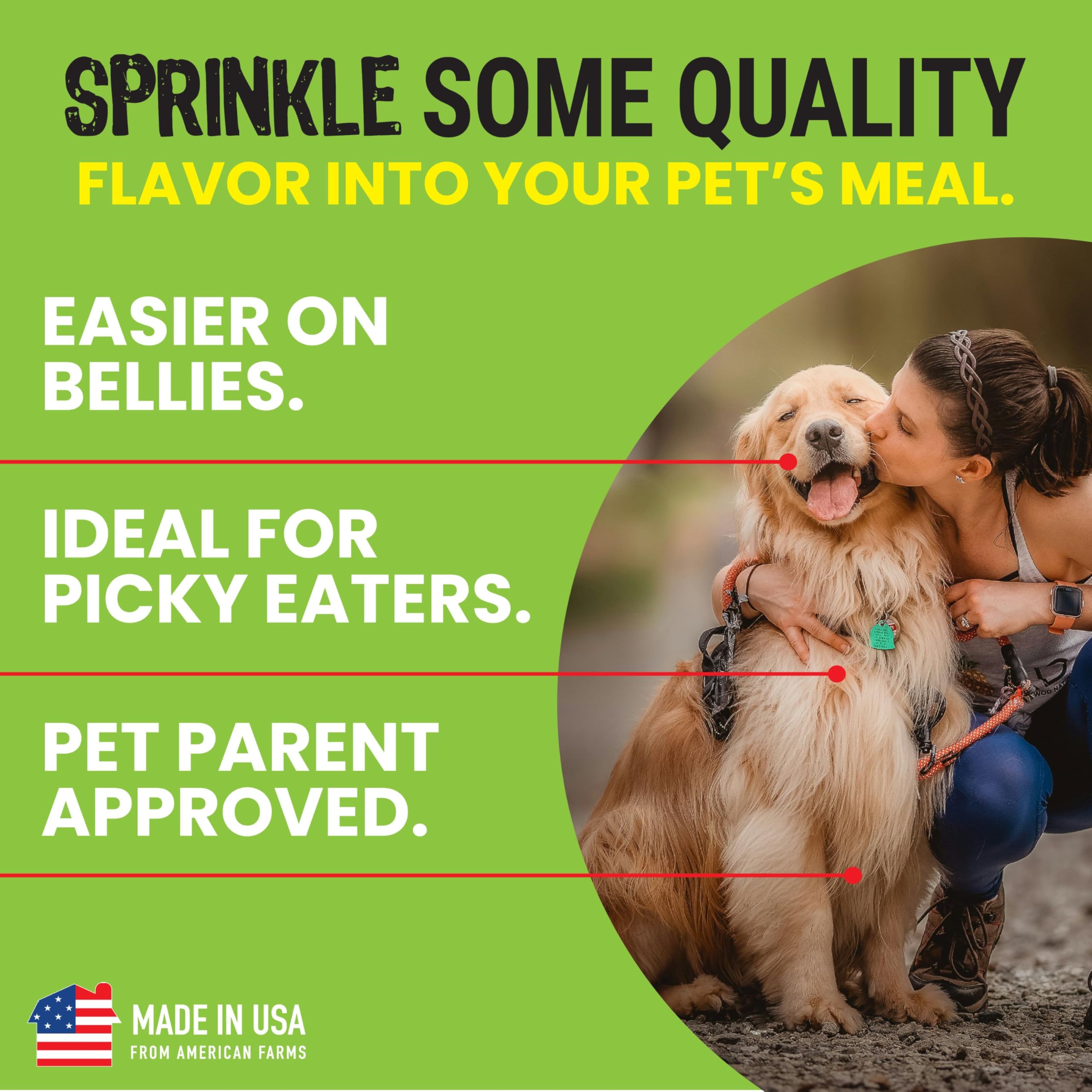 etta says! Liver Sprinkles for Dogs - High Protein Food Topper - Boosts Flavor - 100% Natural and Made in USA (Pack of 1)