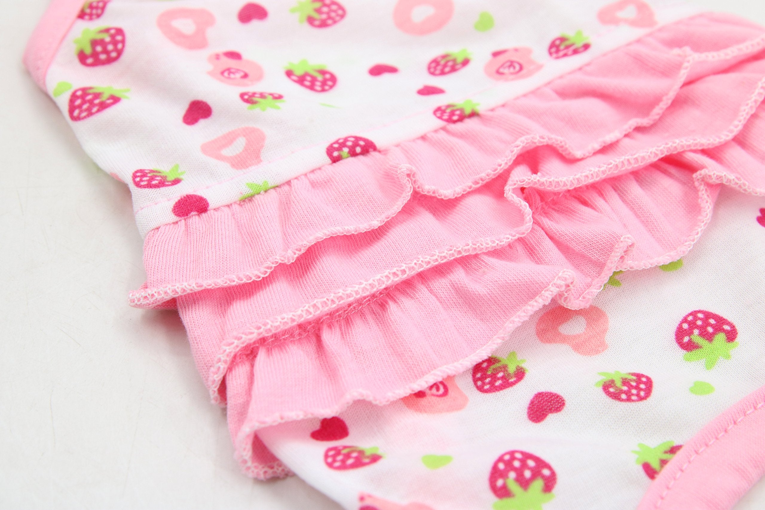 Droolingdog Small Dog Girl Clothes Dog Shirts Pet Dress For Small Dogs Girl, Small, Pink