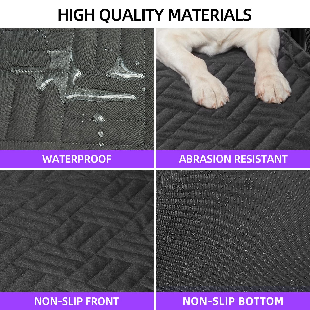 Tkyz Dog Seat Cover And Bed For Trucks - Back Seat Extender And Hammock For F150, Ram1500, Silverado - Non-Inflatable Pet Mattre